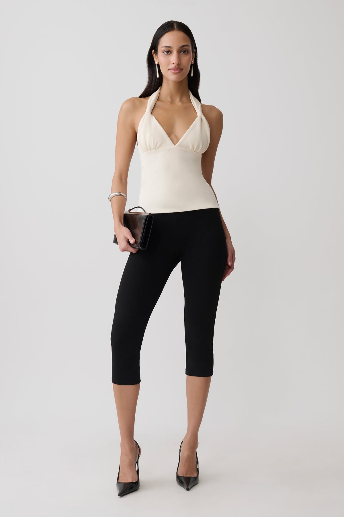 Scuba Halter Top - Ivory