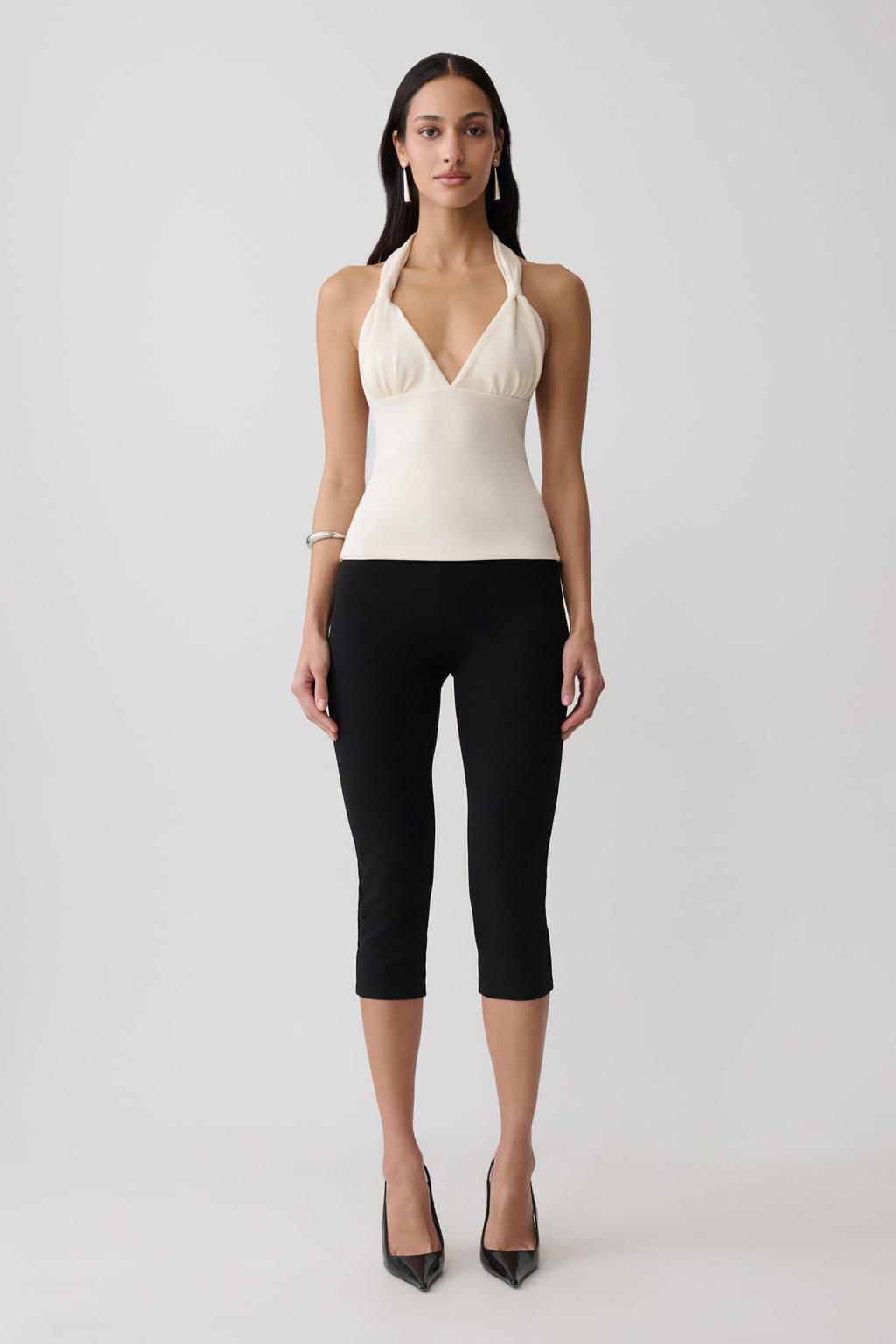 Scuba Halter Top - Ivory