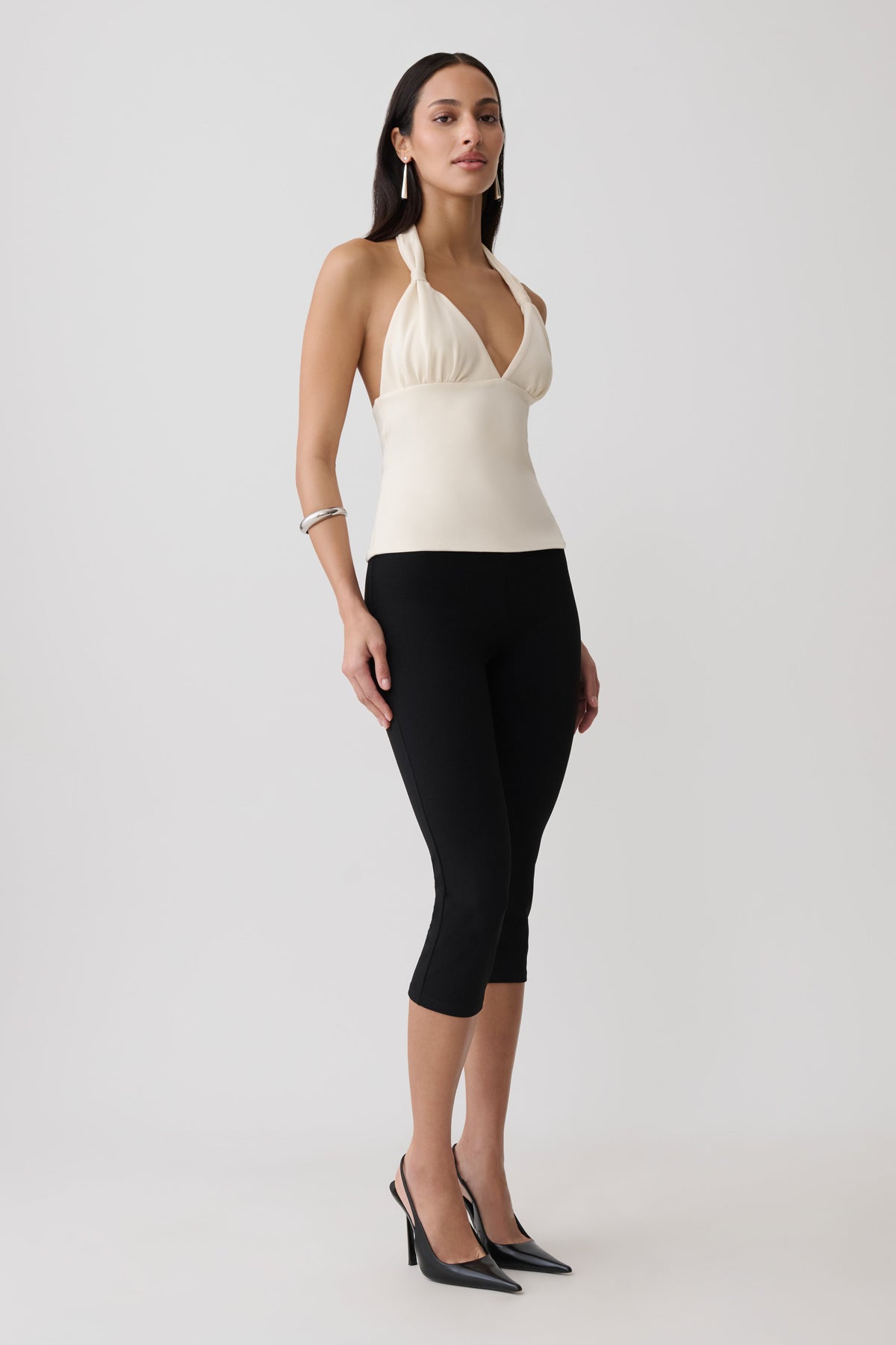 Scuba Halter Top - Ivory