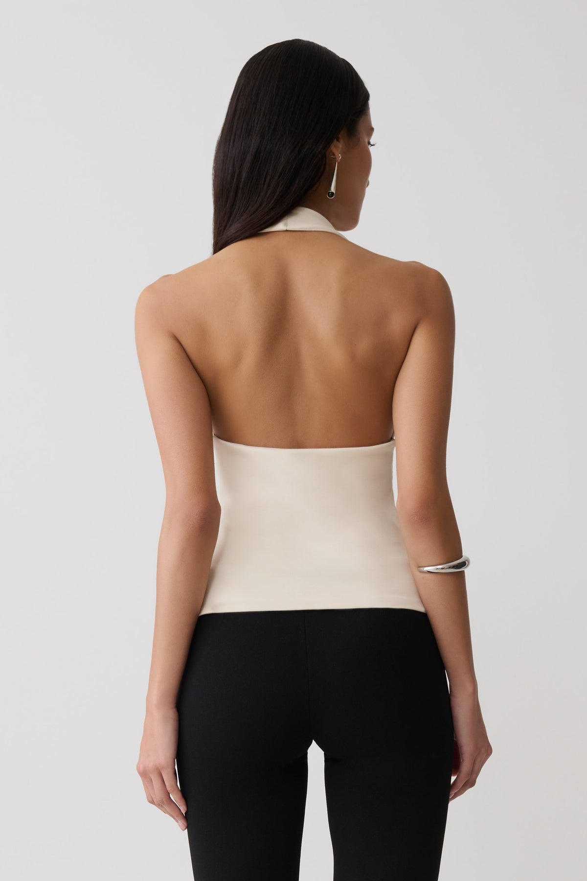 Scuba Halter Top - Ivory
