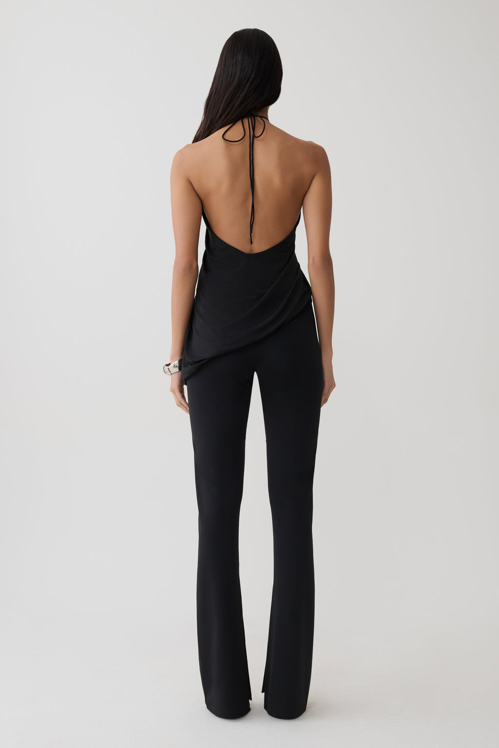 Draped Hardware Top - Black