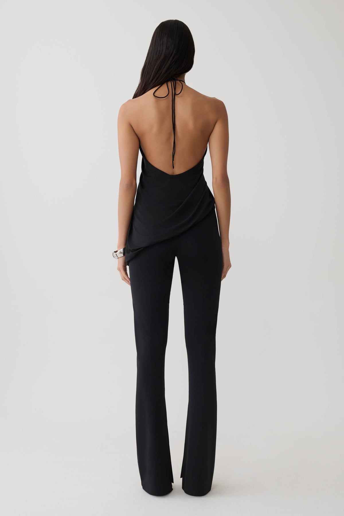 Draped Hardware Top - Black
