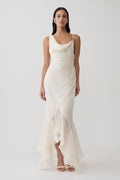 Draped Maxi Dress - Ivory