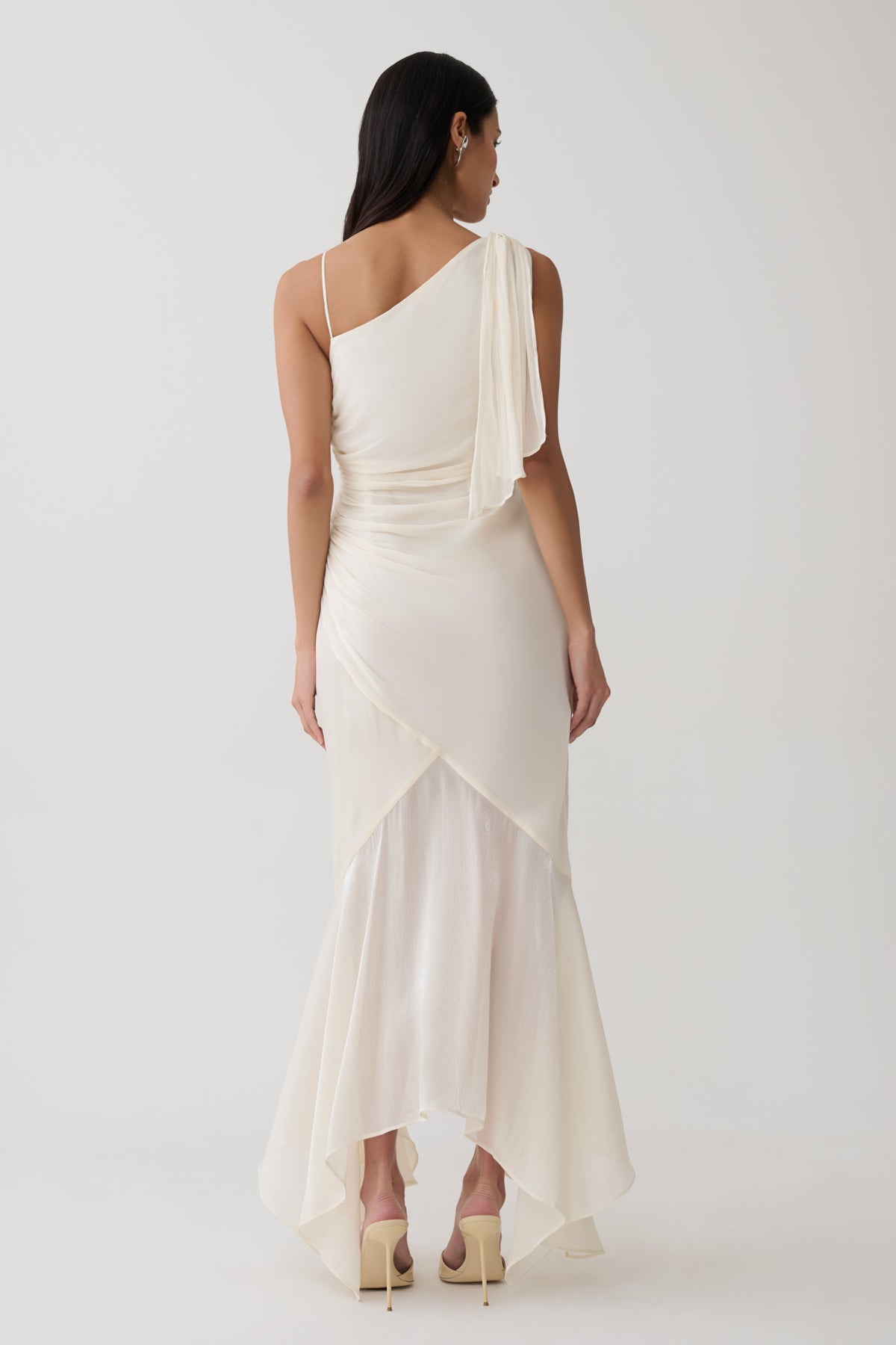 Draped Maxi Dress - Ivory