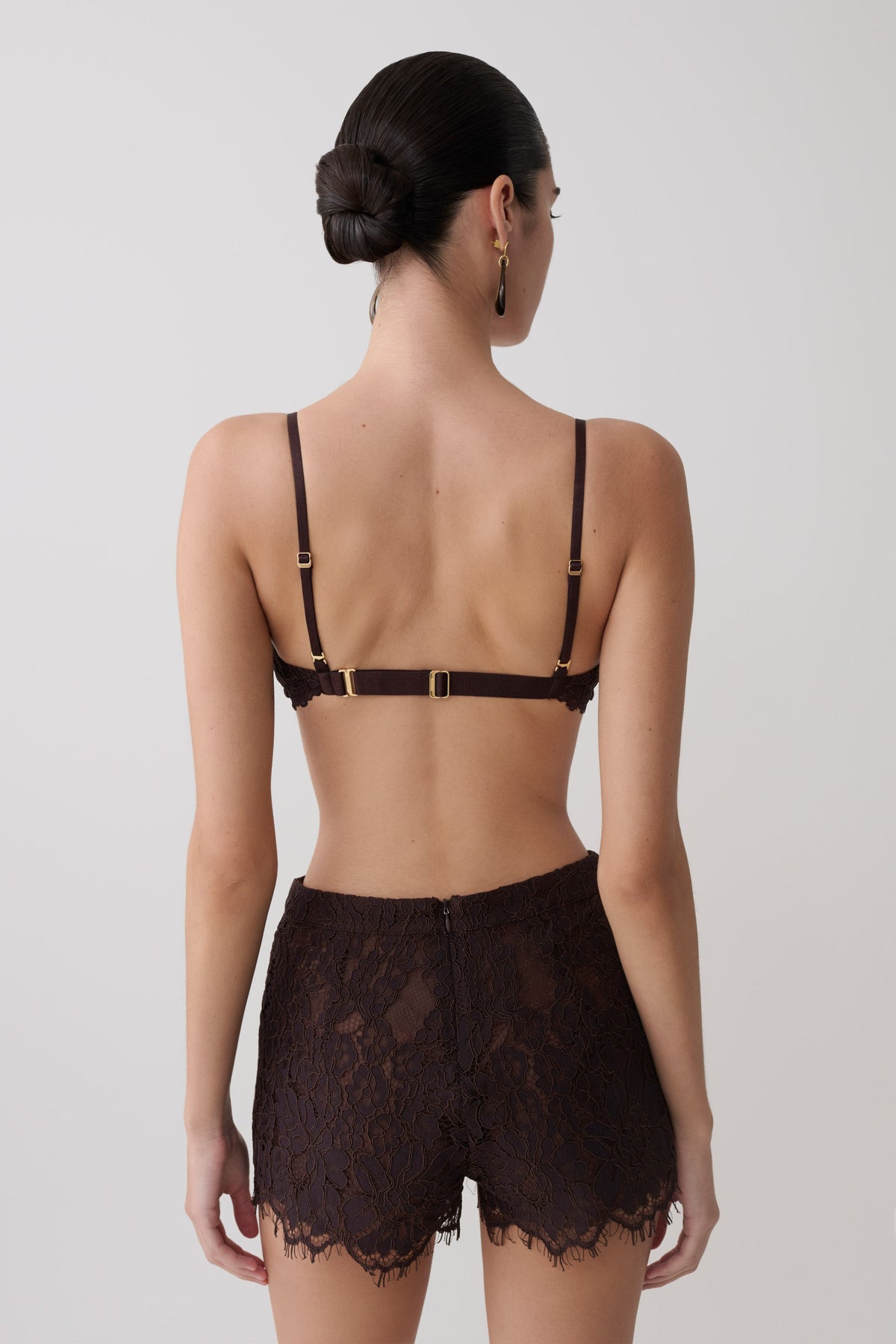 Lace Bralette - Dark Chocolate