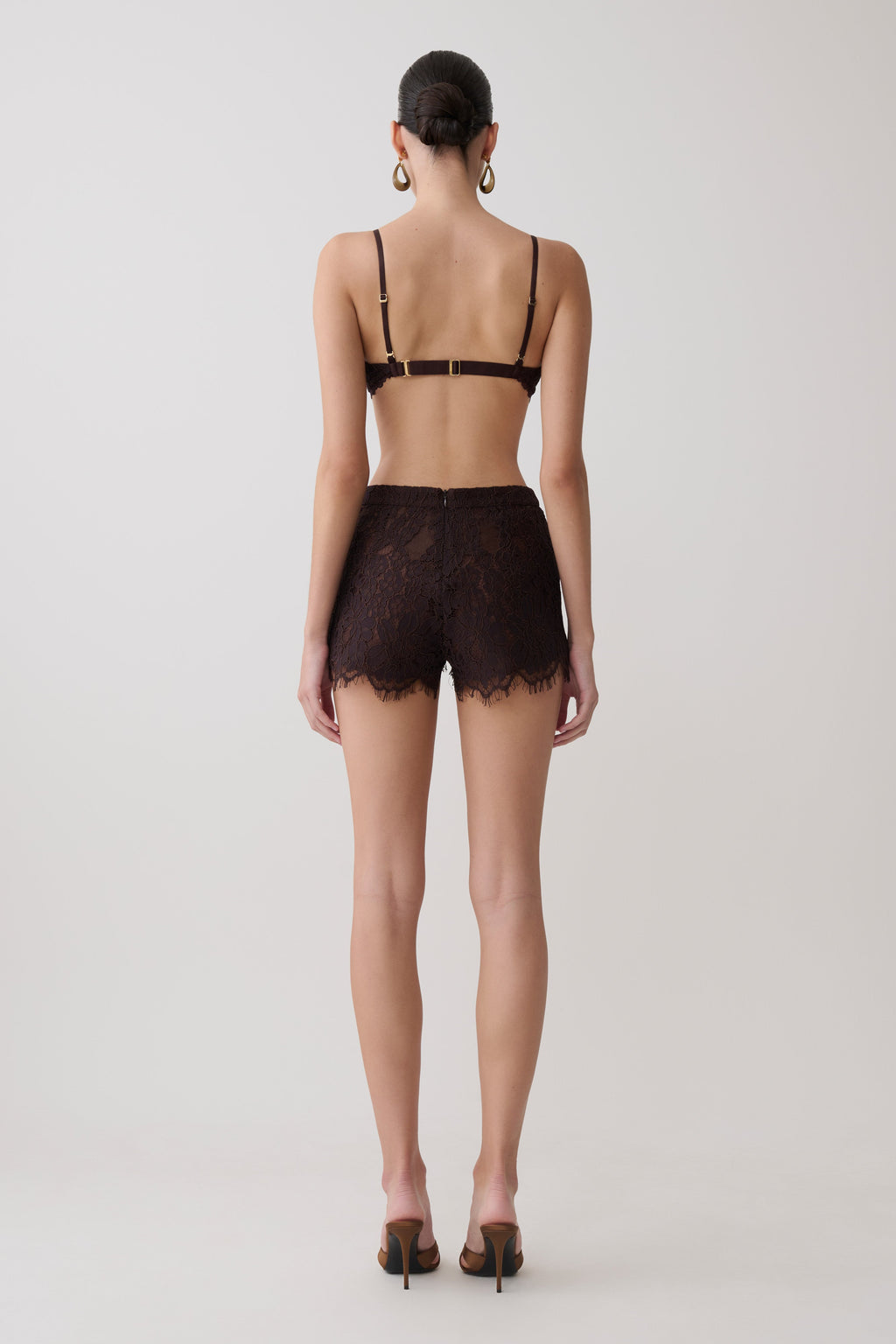 Lace Bralette - Dark Chocolate