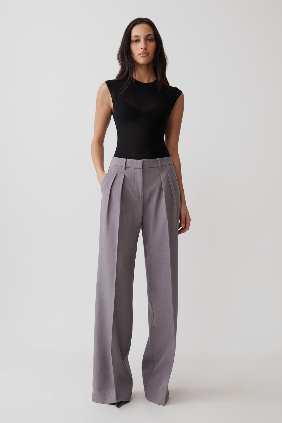 Sleeveless Bodysuit - Black
