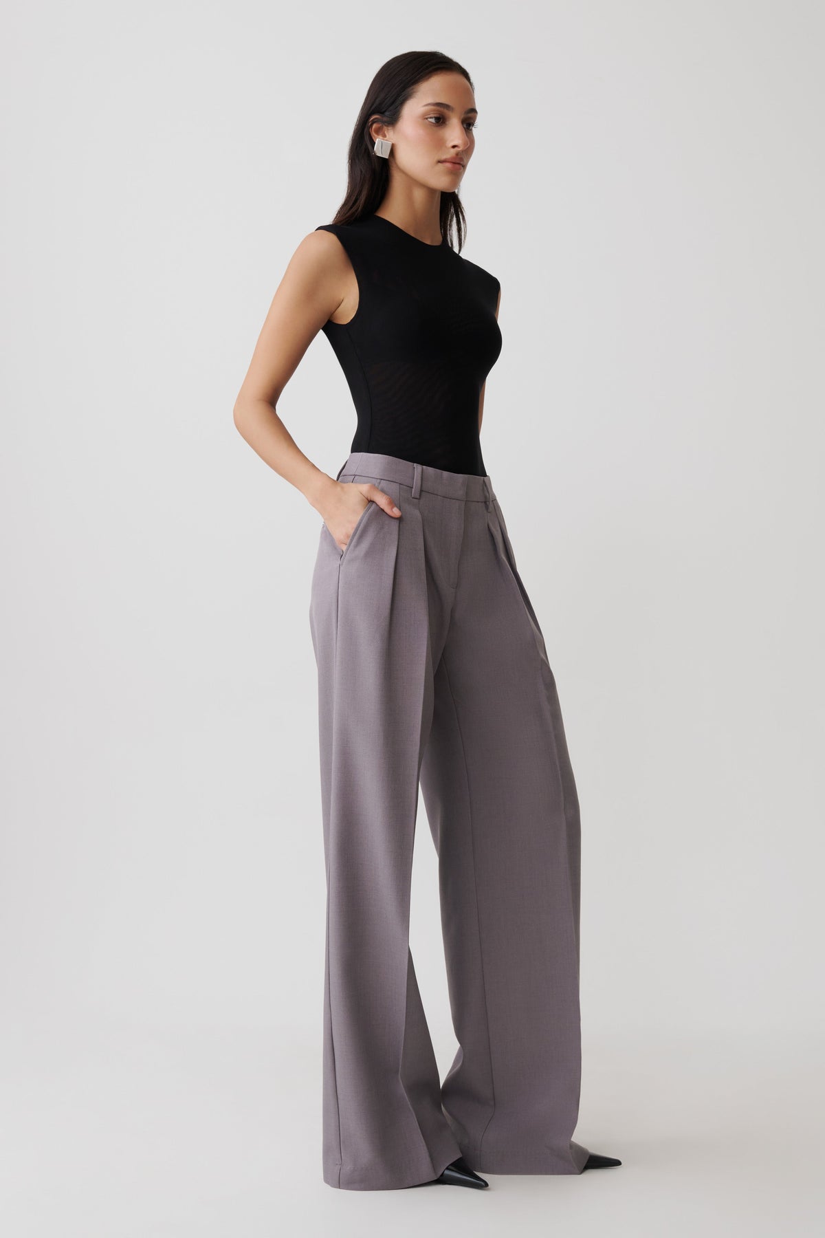 Sleeveless Bodysuit - Black