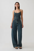 Barrel Denim Jeans - Vintage Blue