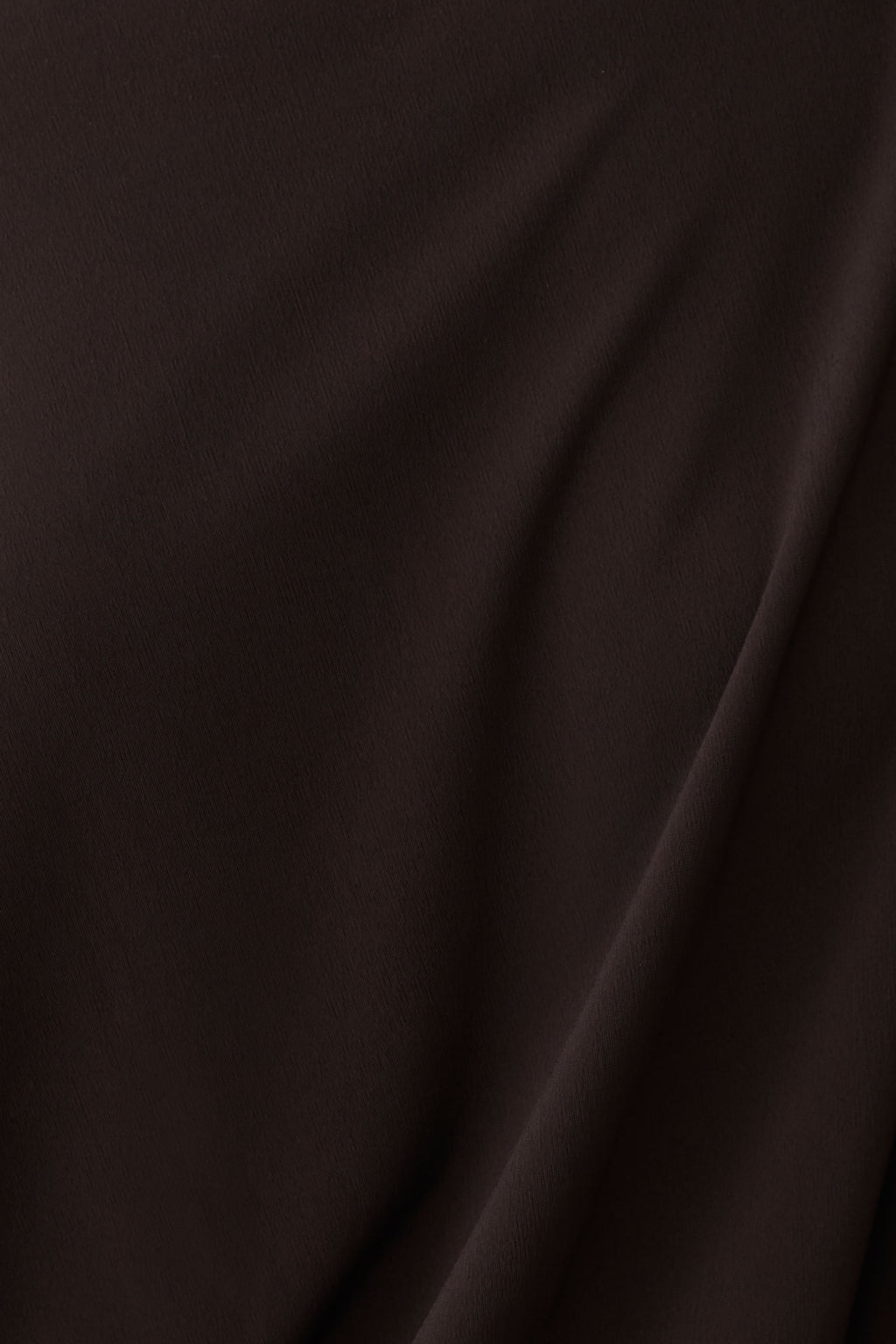 Draped Mini Dress - Dark Chocolate
