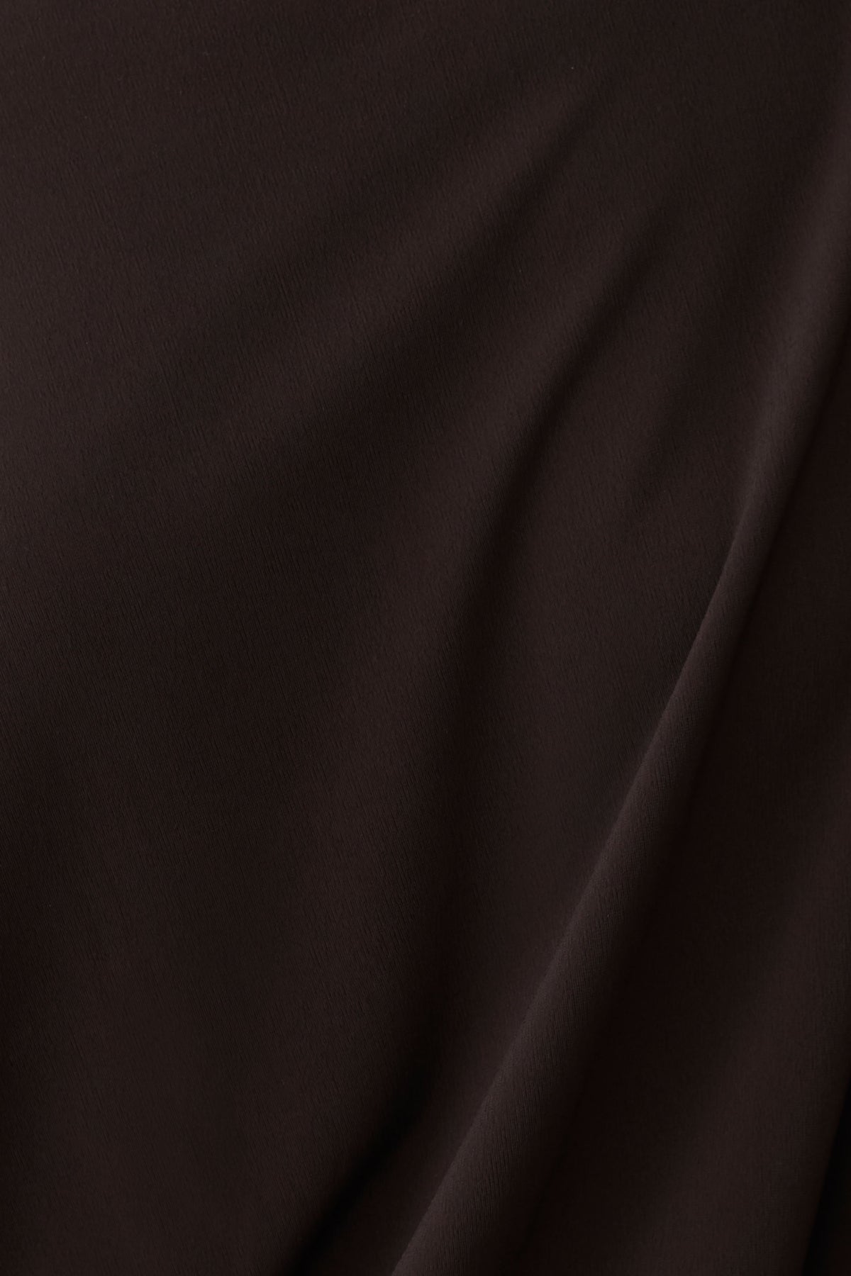 Draped Mini Dress - Dark Chocolate