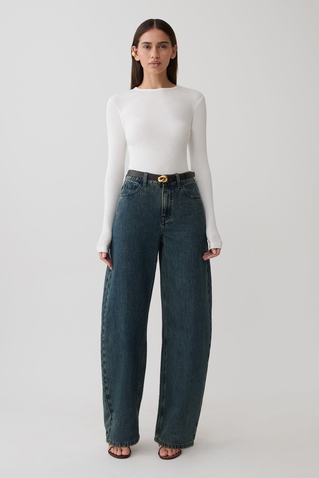 Long Sleeve Top - White