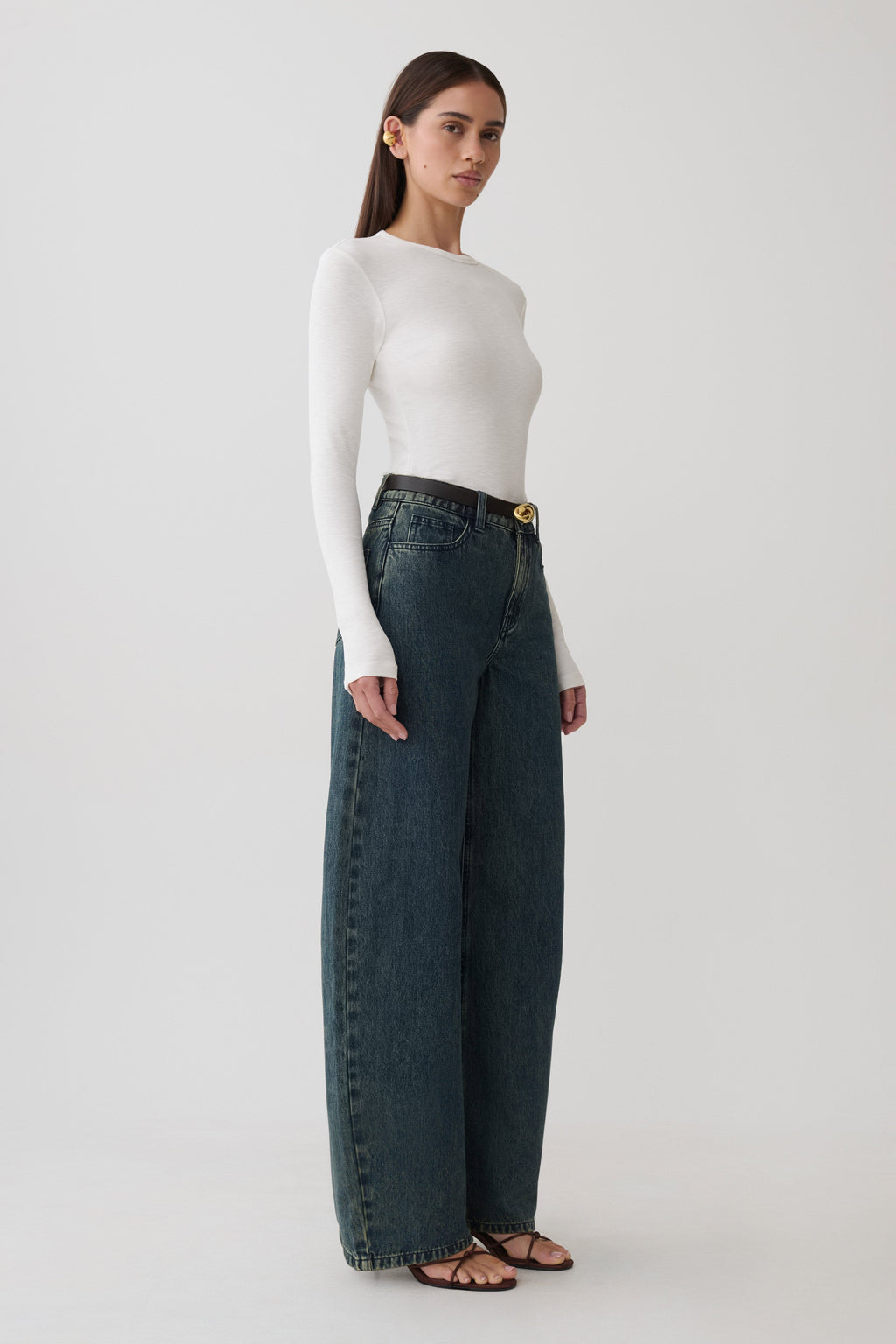 Long Sleeve Top - White