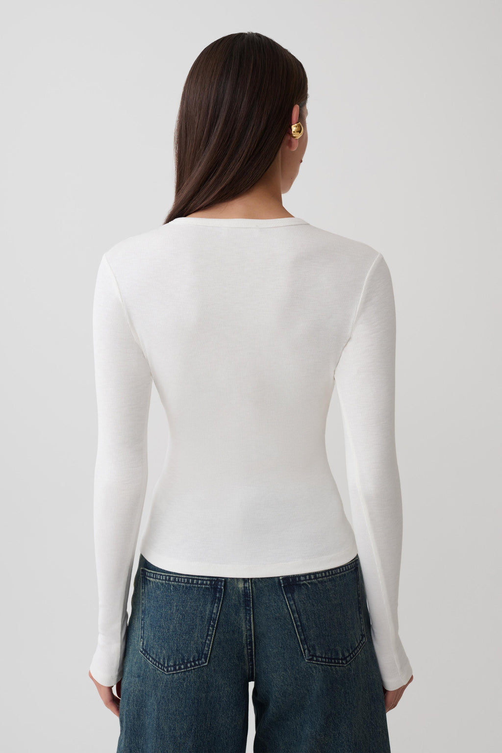 Long Sleeve Top - White