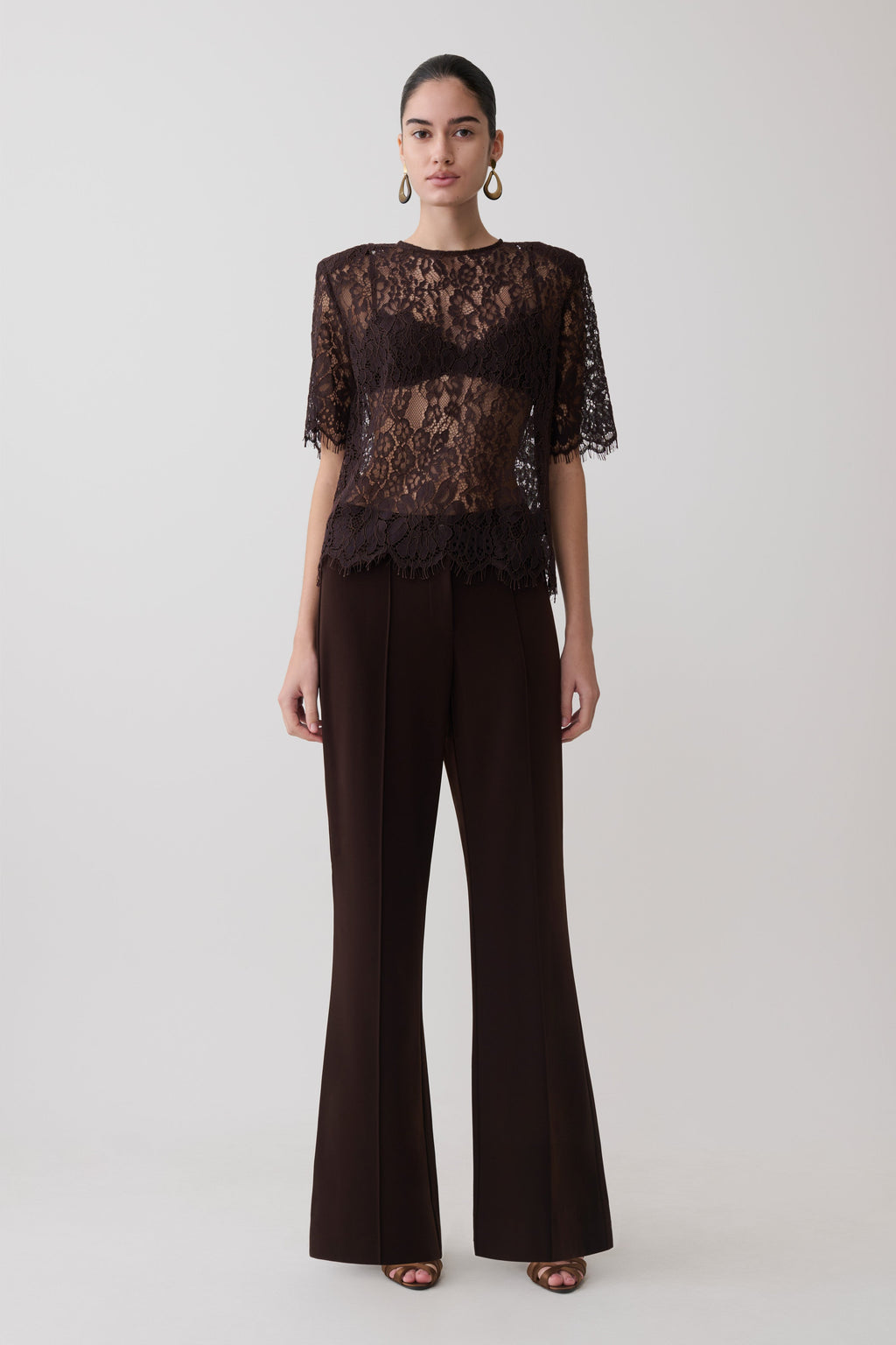 Lace Bralette - Dark Chocolate