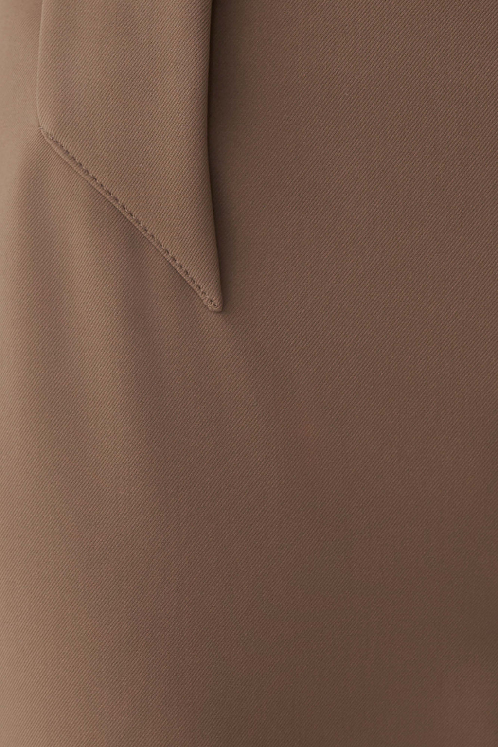 Wide Leg Suiting Trouser - Cacao Brown