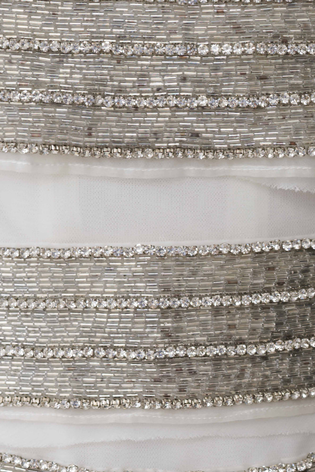 Embellished Maxi Dress - White