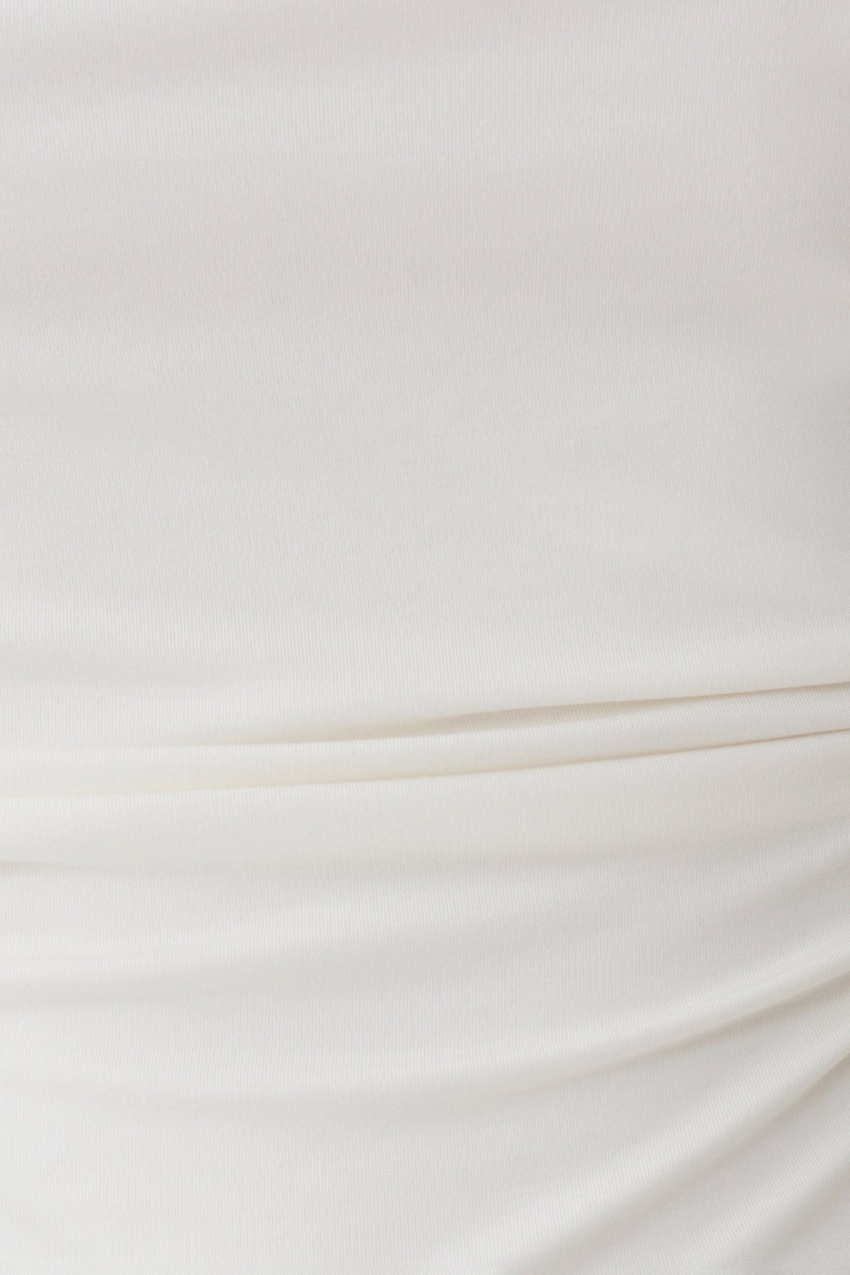 Short Sleeve Draped Hardware Top - Ivory