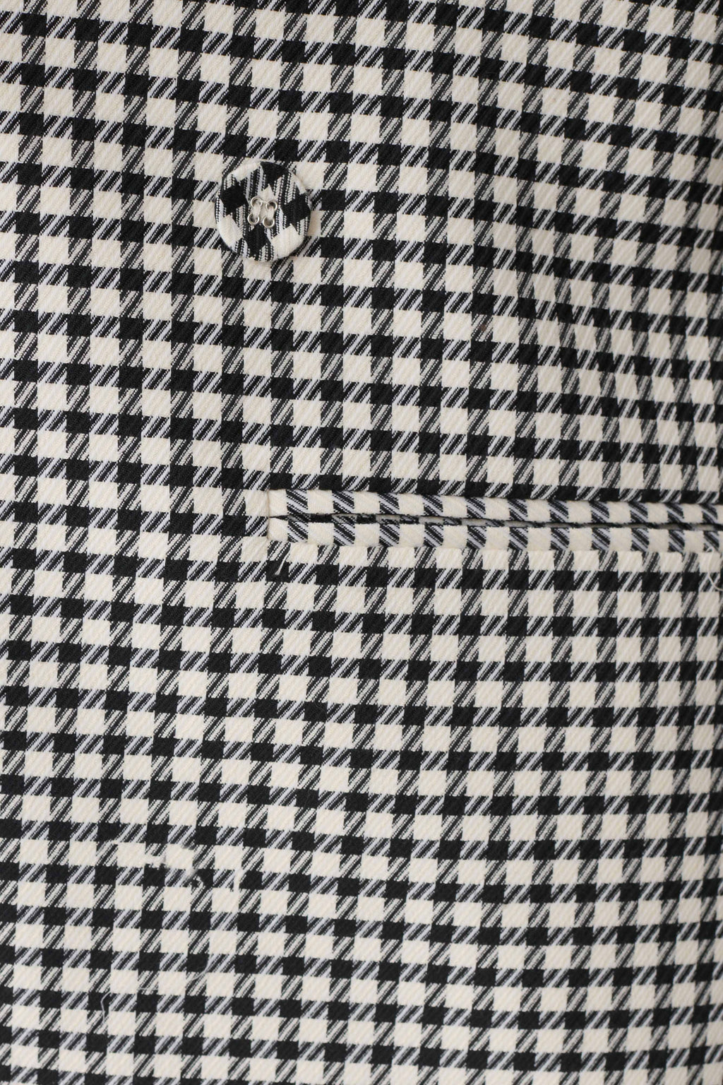 Drop Shoulder Suiting Blazer - Houndstooth