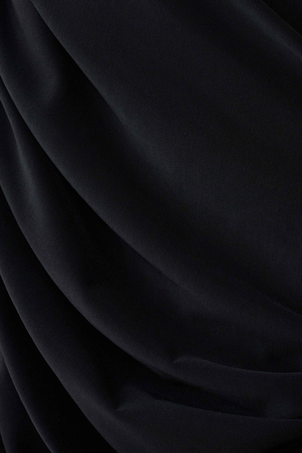 Gathered Bodice Top - Black