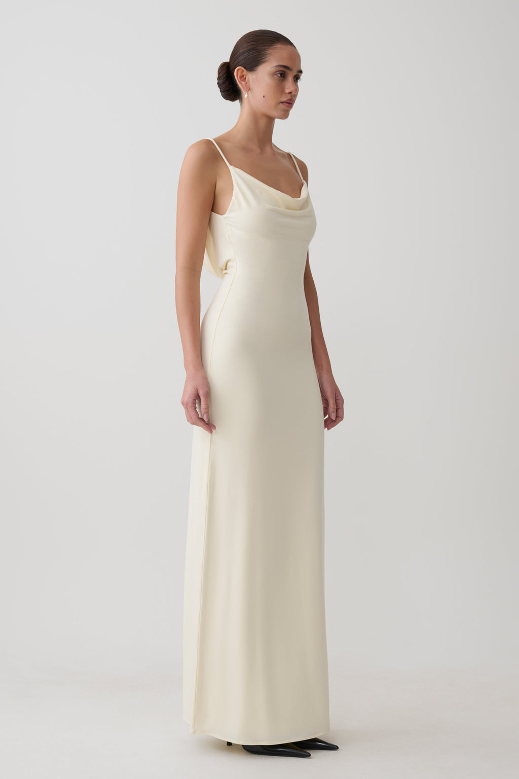 Cowl Maxi Dress - Ivory