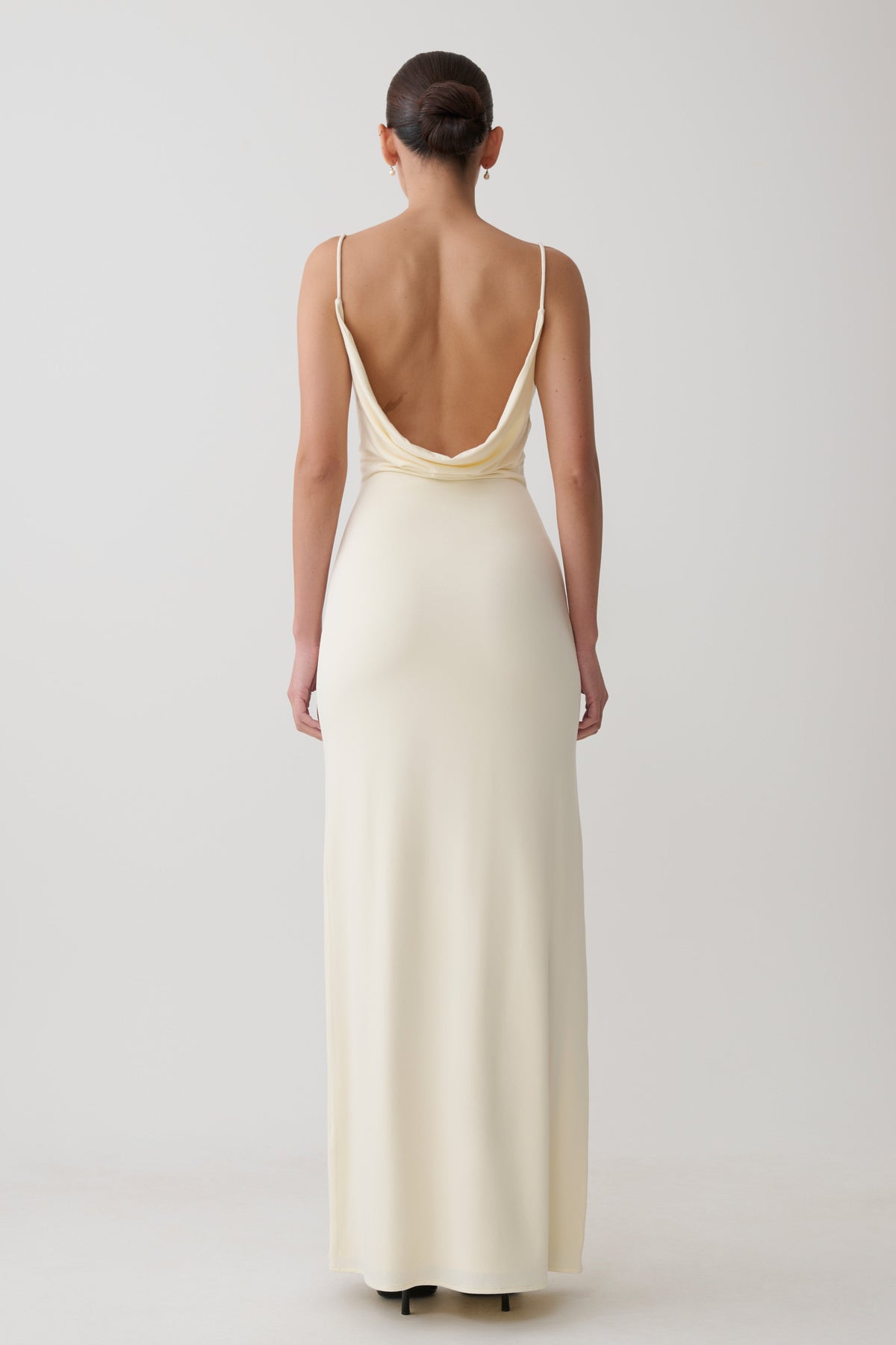 Cowl Maxi Dress - Ivory