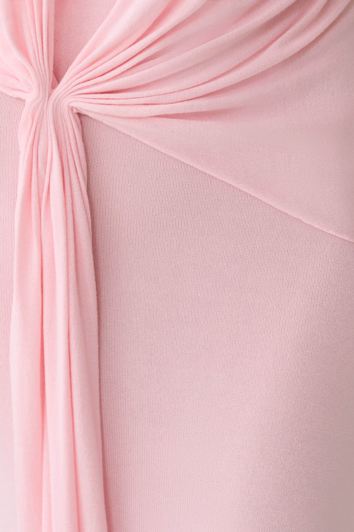 Halter Knit Maxi Dress - Baby Pink