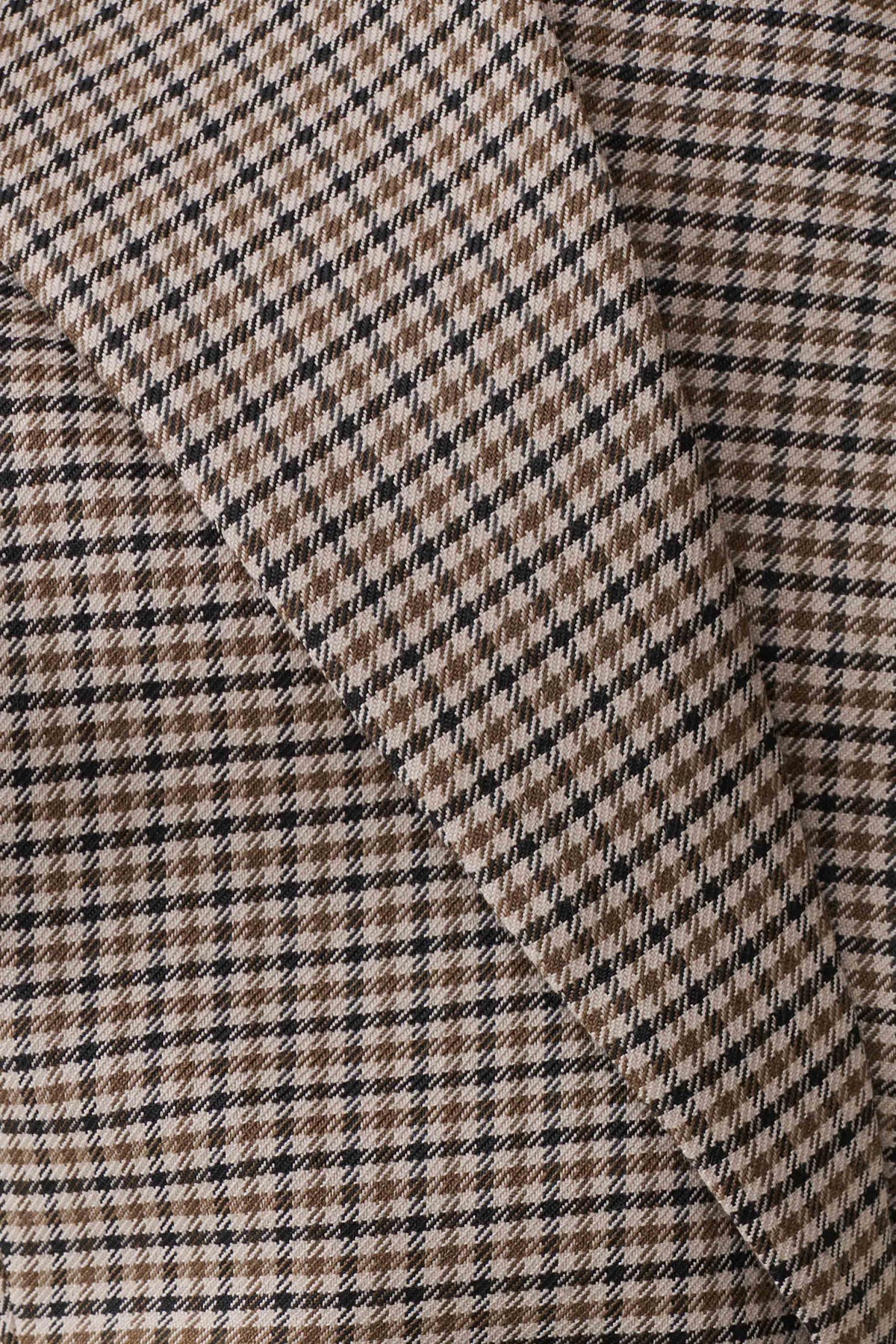 Suiting Asymmetrical Vest - Tan Check