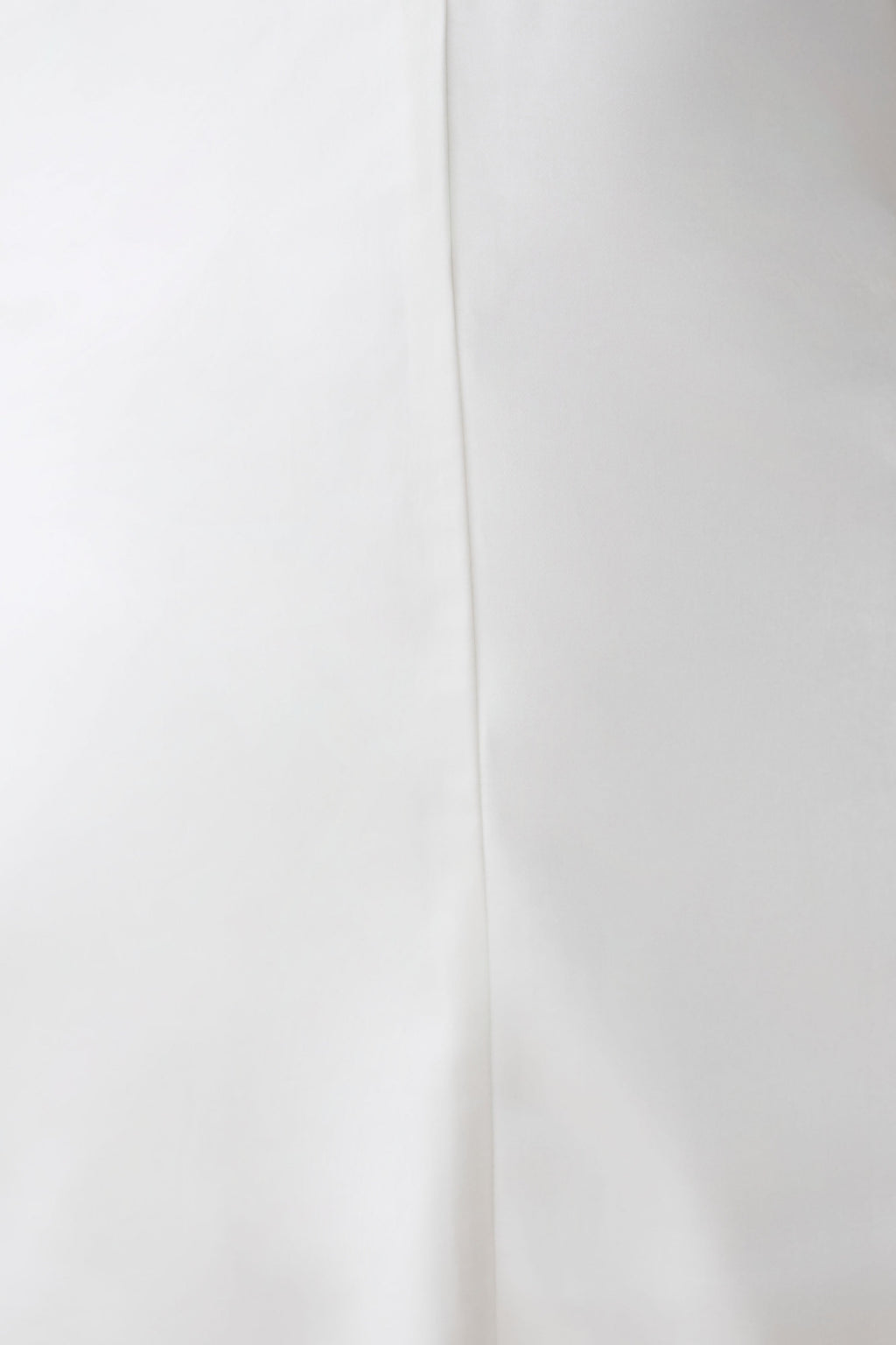 Draped Shoulders Satin Maxi Dress - White