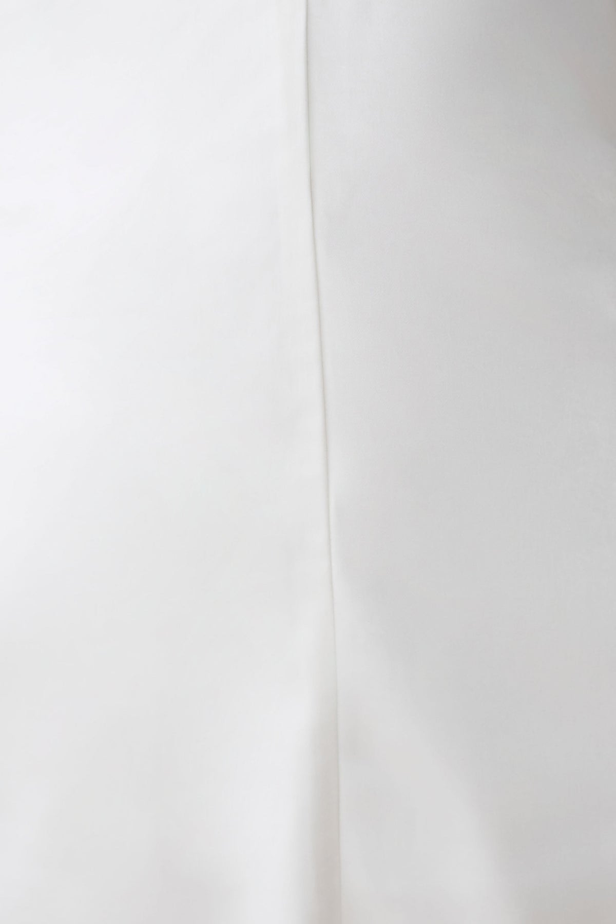 Draped Shoulders Satin Maxi Dress - White