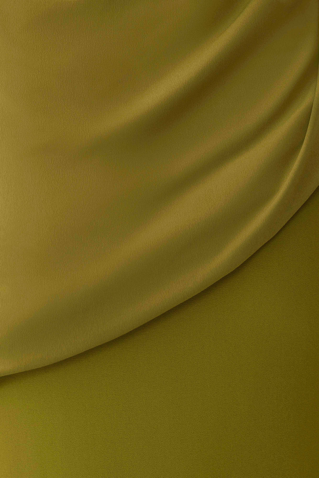 Draped Hardware Top - Martini Olive