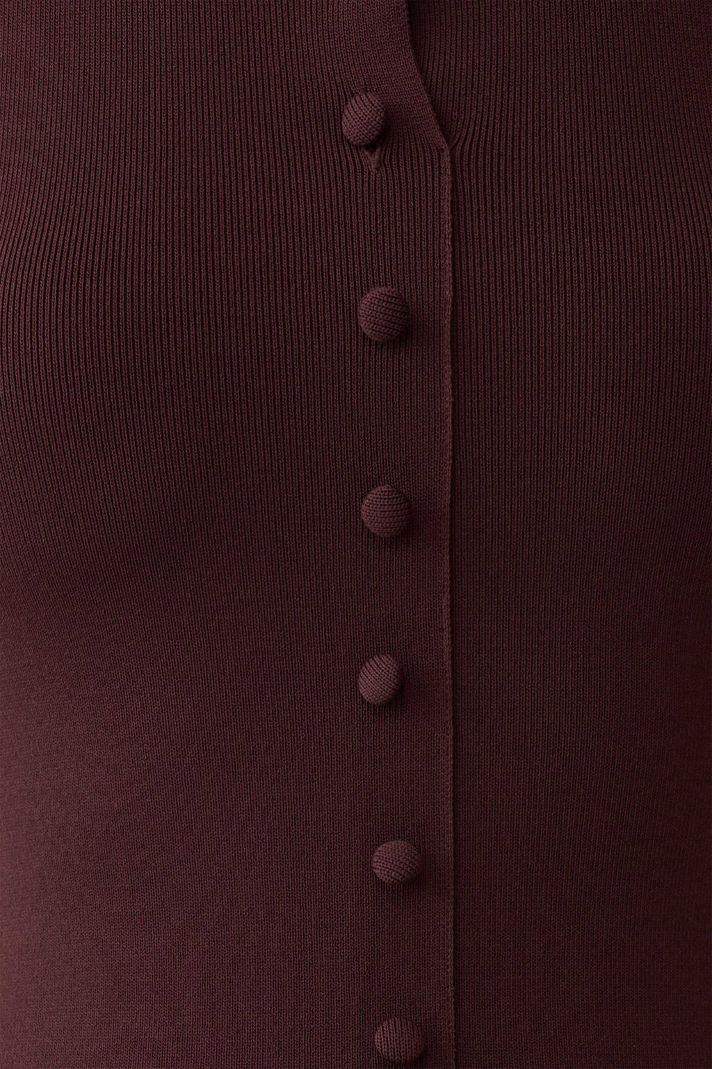 Pleated Midi Dress - Chocolate