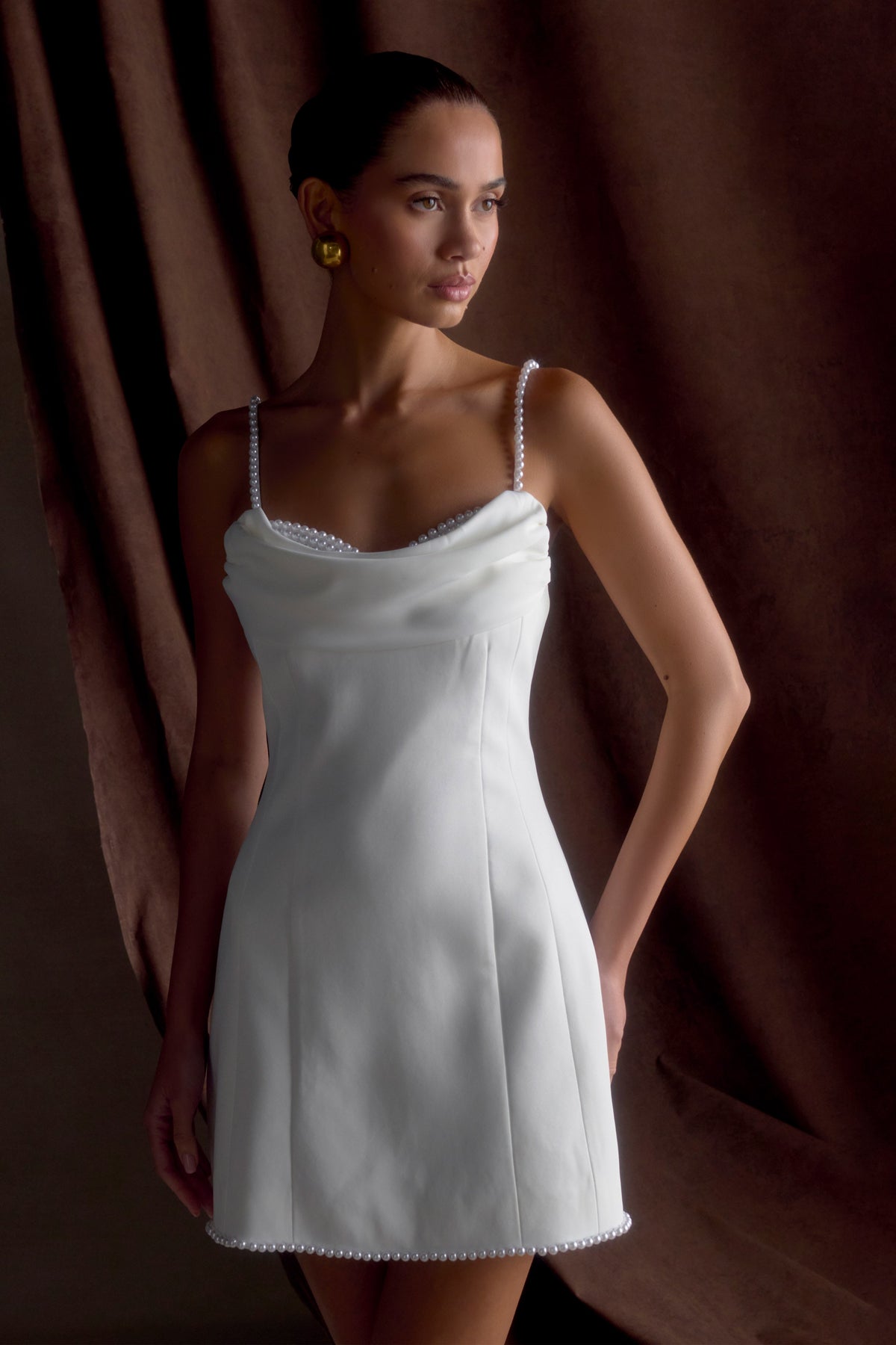 Suiting Mini Dress - Ivory