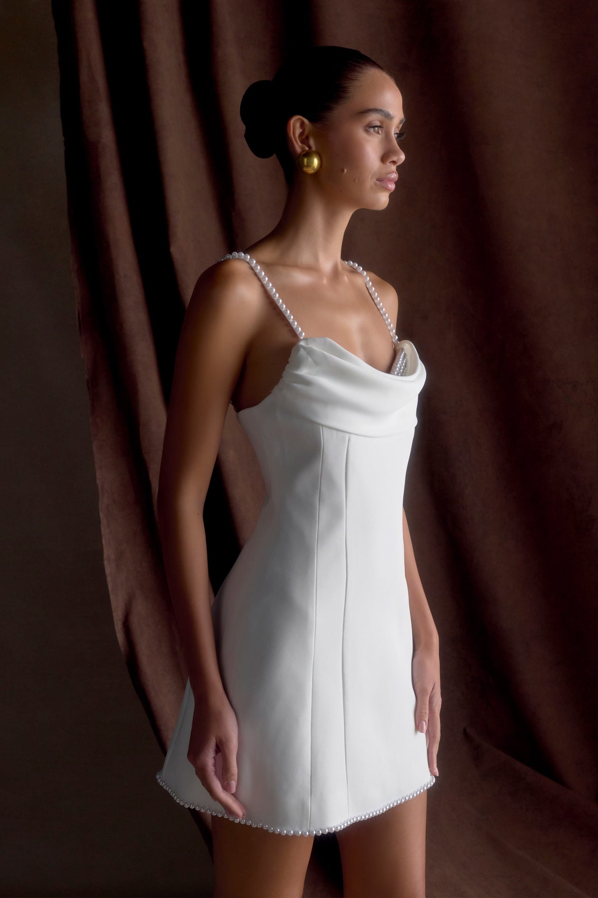 Suiting Mini Dress - Ivory
