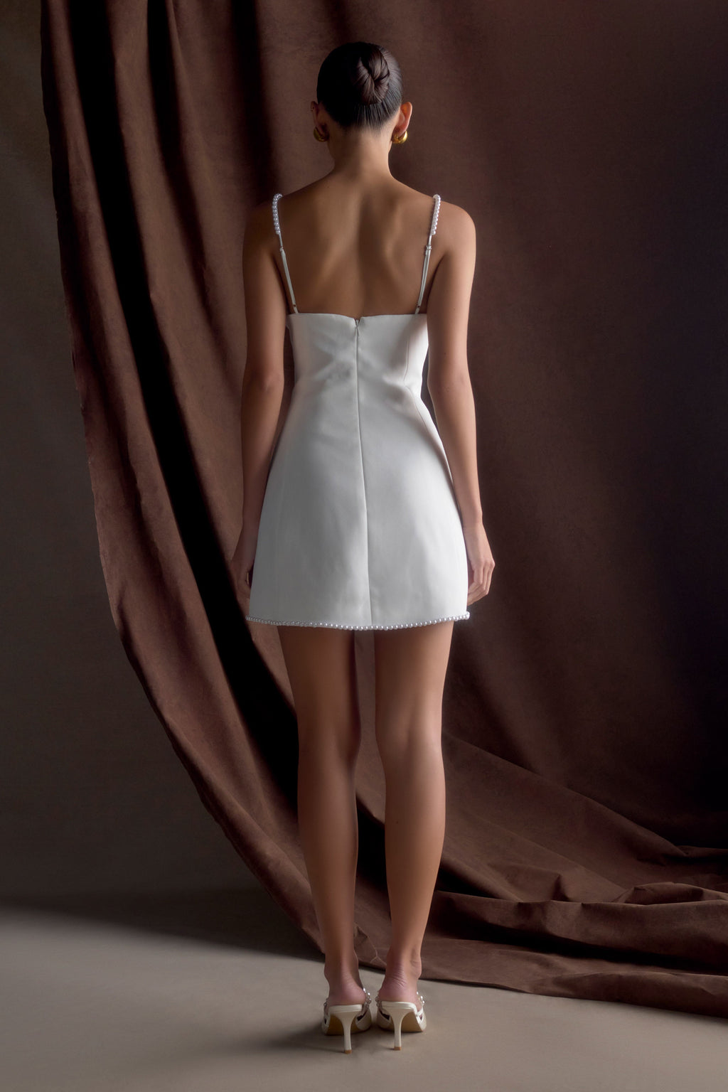 Suiting Mini Dress - Ivory