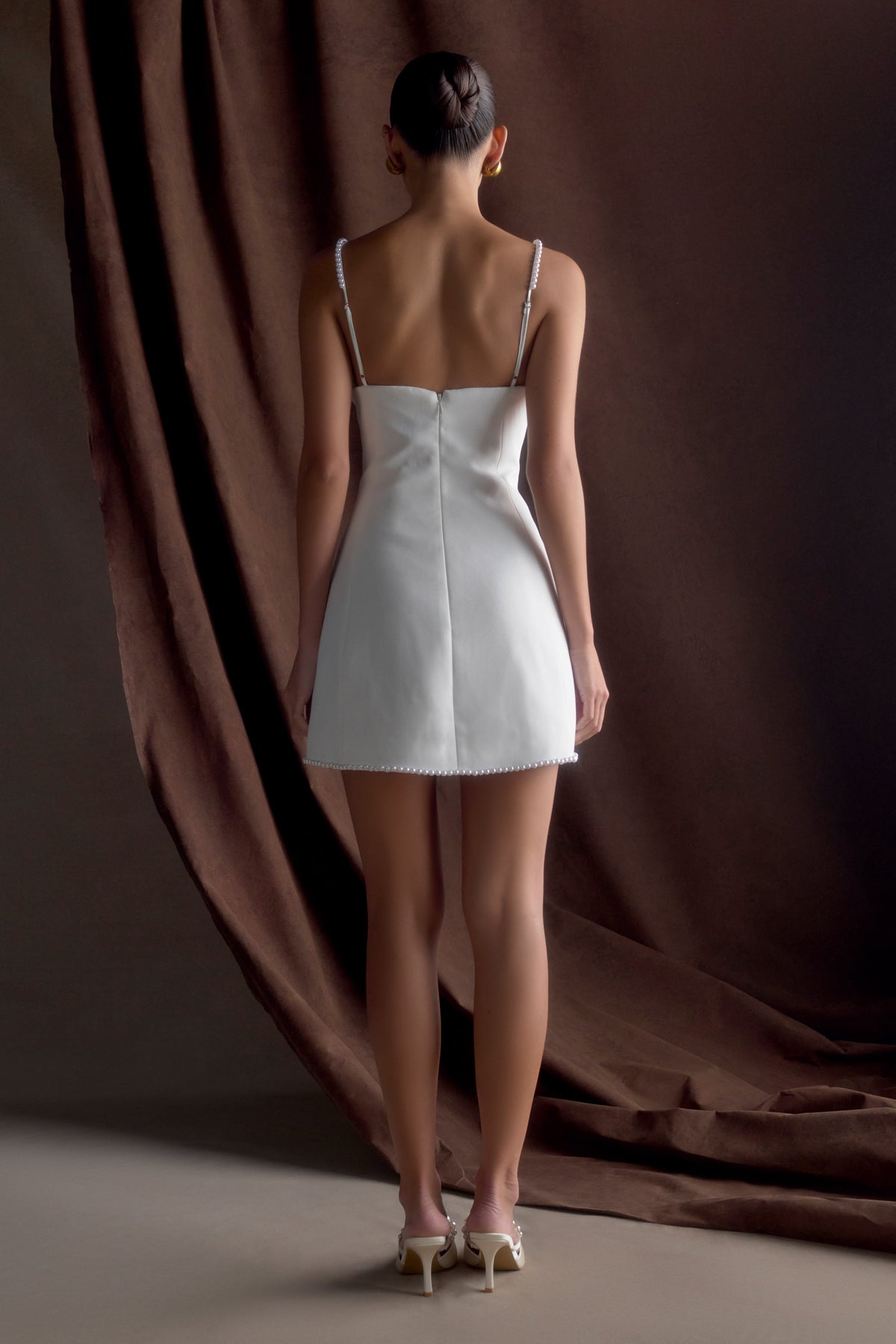 Suiting Mini Dress - Ivory