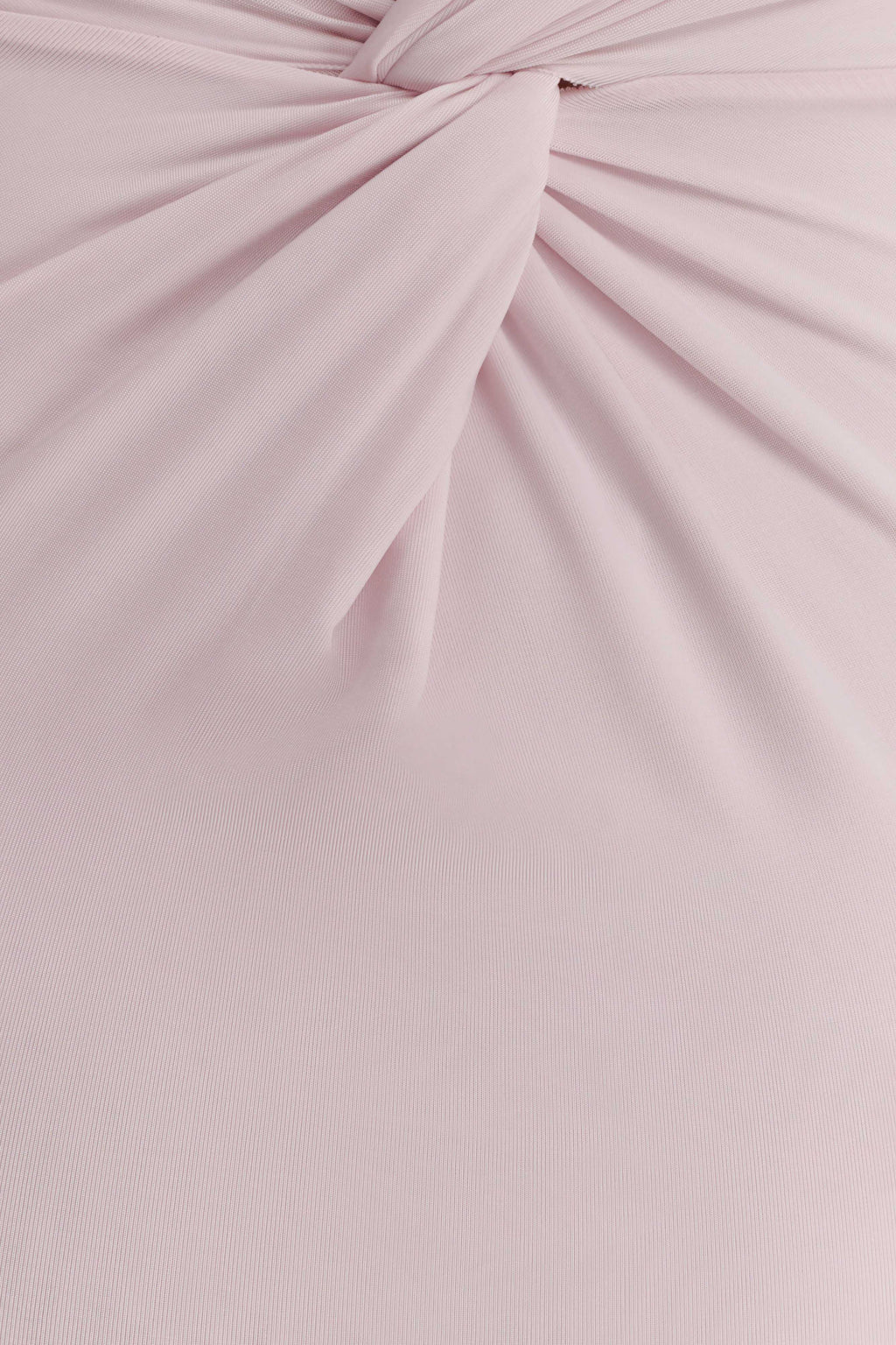 Slinky Halter Maxi Dress - Pale Pink