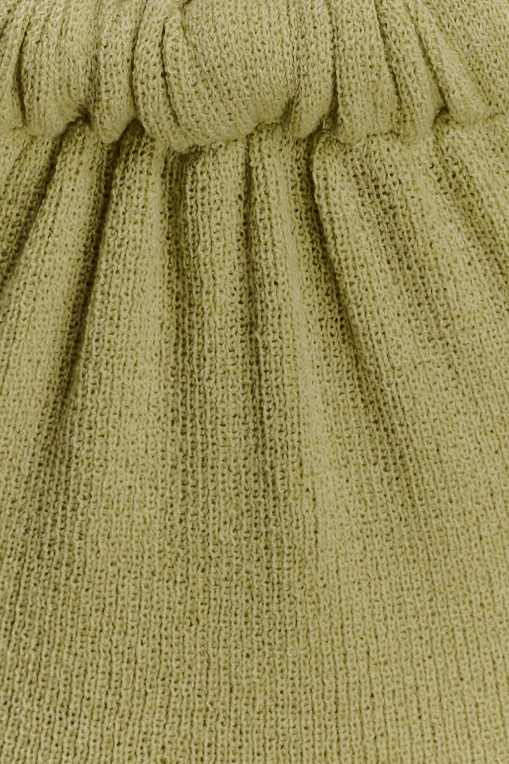 Halter Knit Maxi Dress - Light Olive