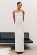 Suiting Maxi Skirt - Ivory