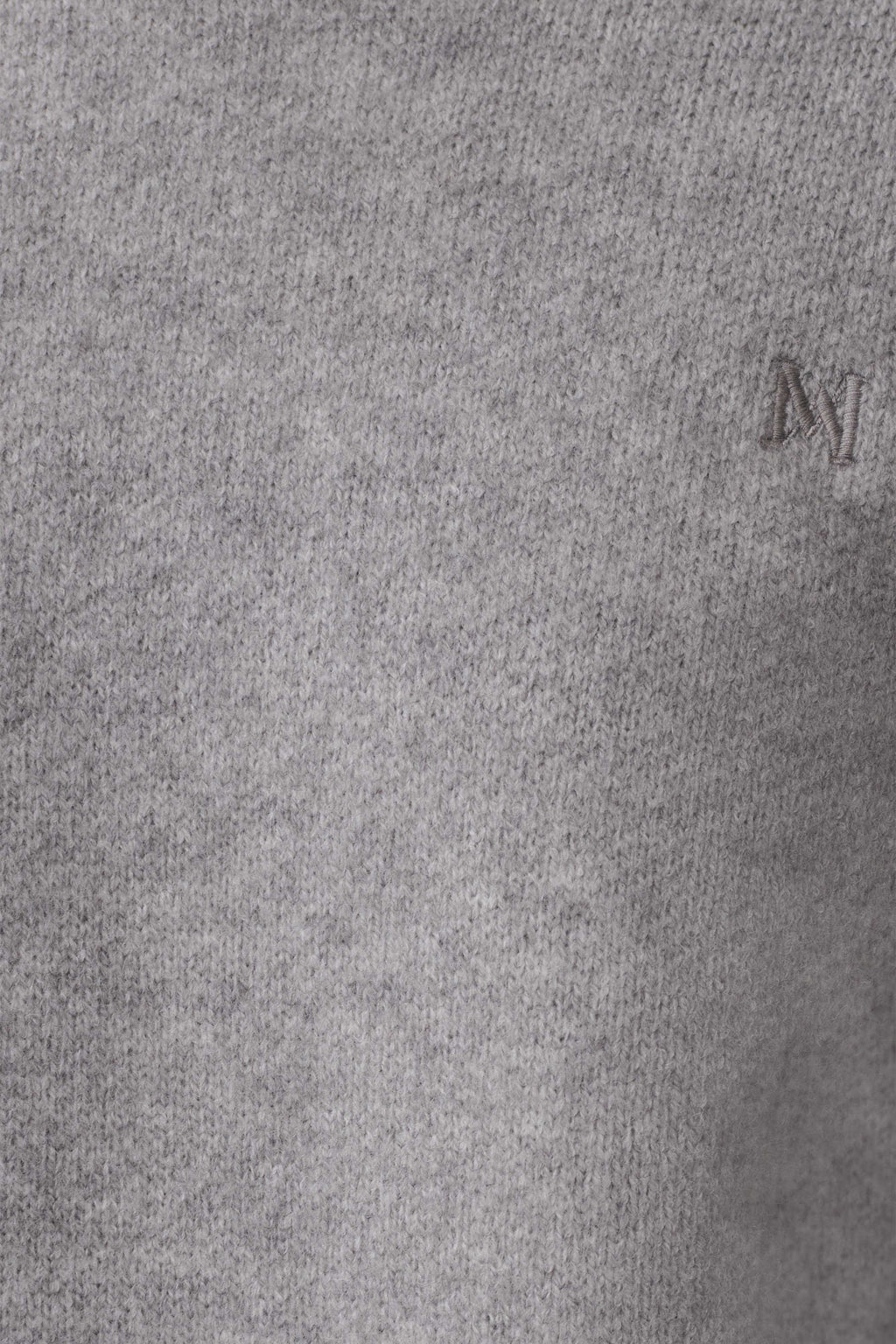 Oversized Knit Jumper - Grey Marle