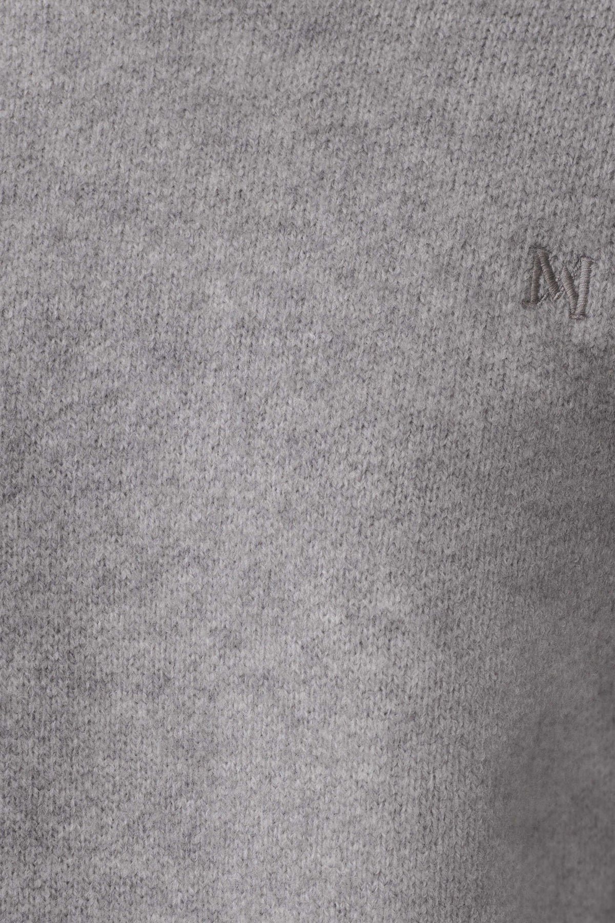 Oversized Knit Jumper - Grey Marle