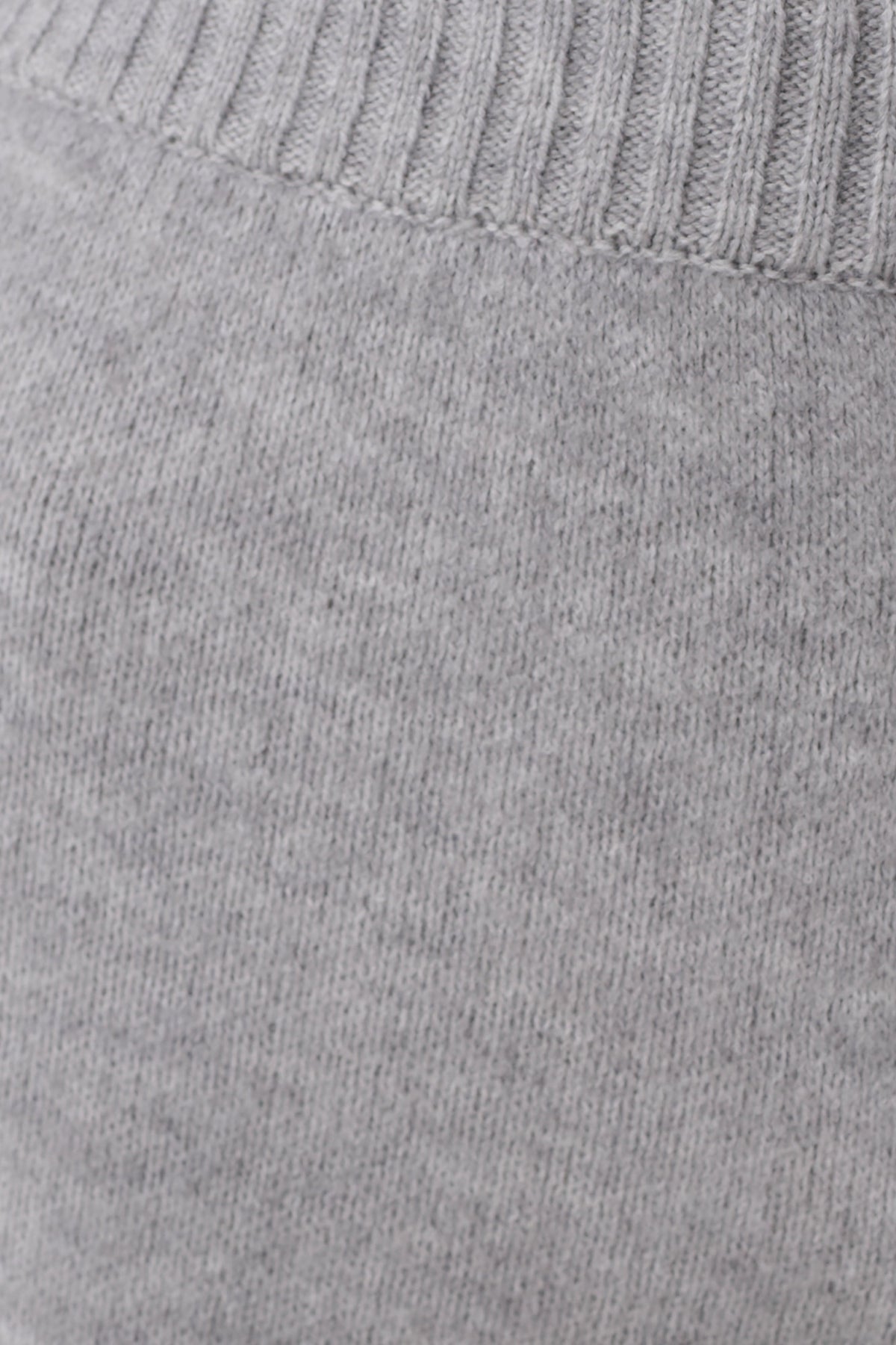 Knit Wide Leg Pants - Grey Marle