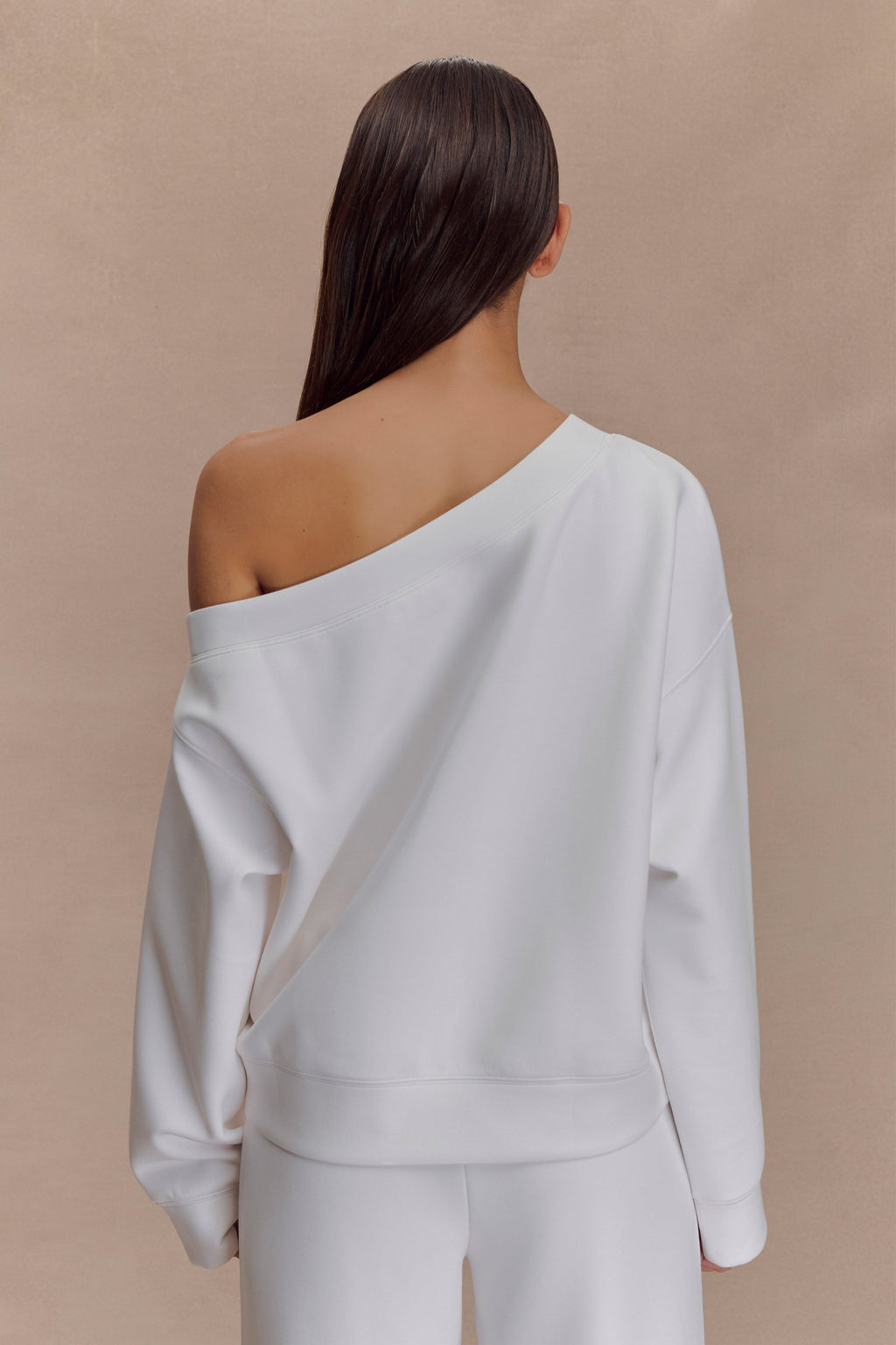 Slouchy Crew Jumper - Ivory