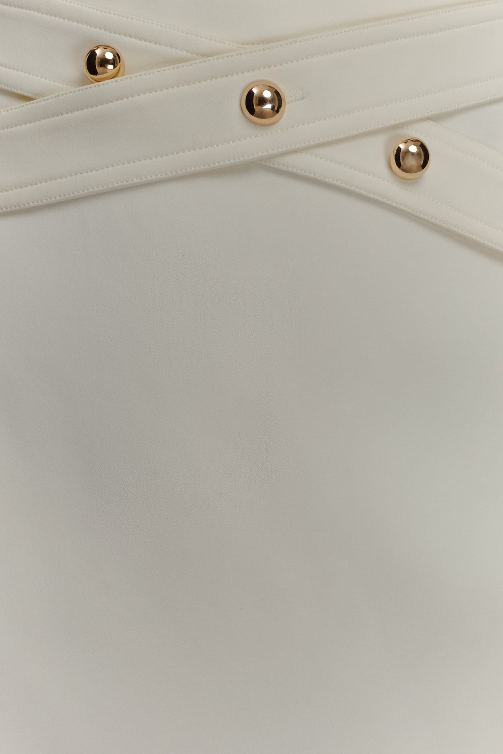 Suiting Maxi Skirt - Ivory