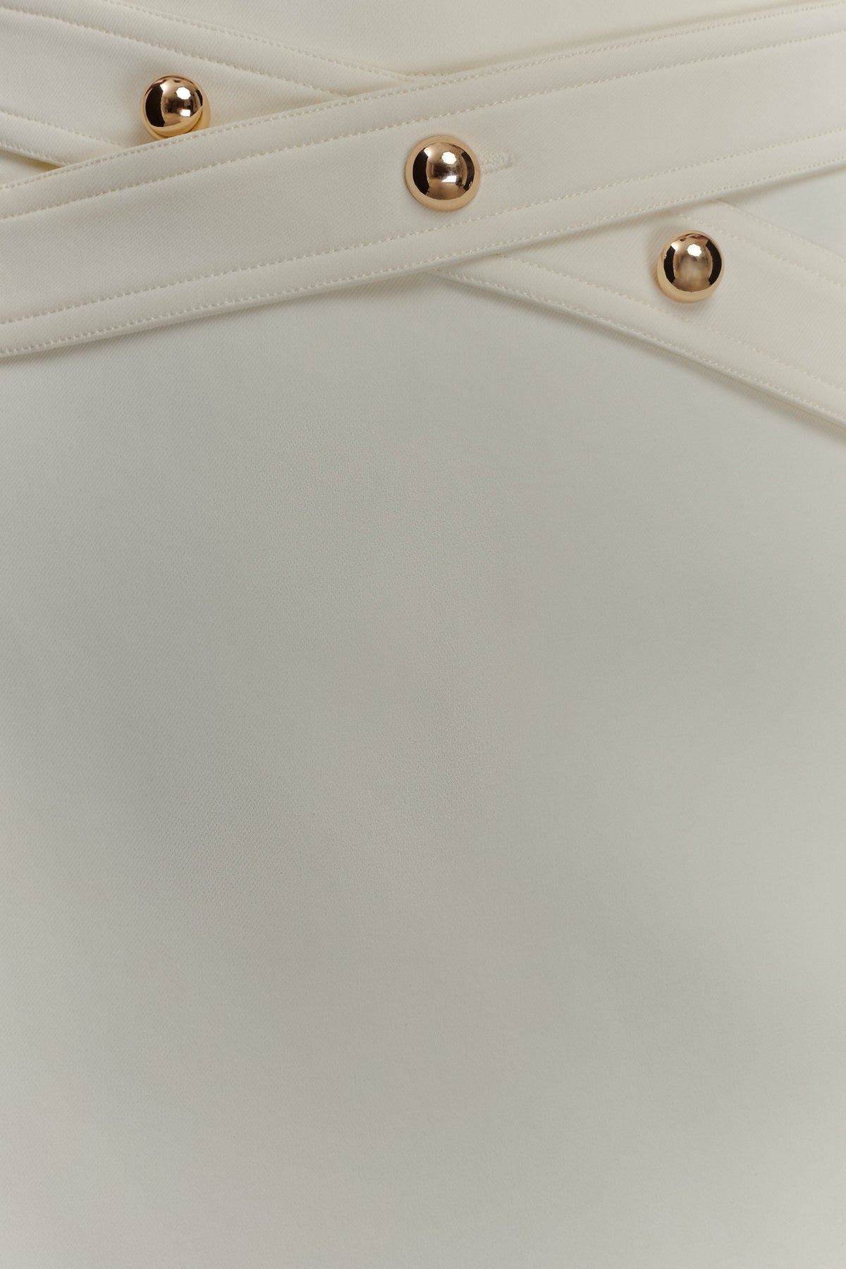 Suiting Maxi Skirt - Ivory