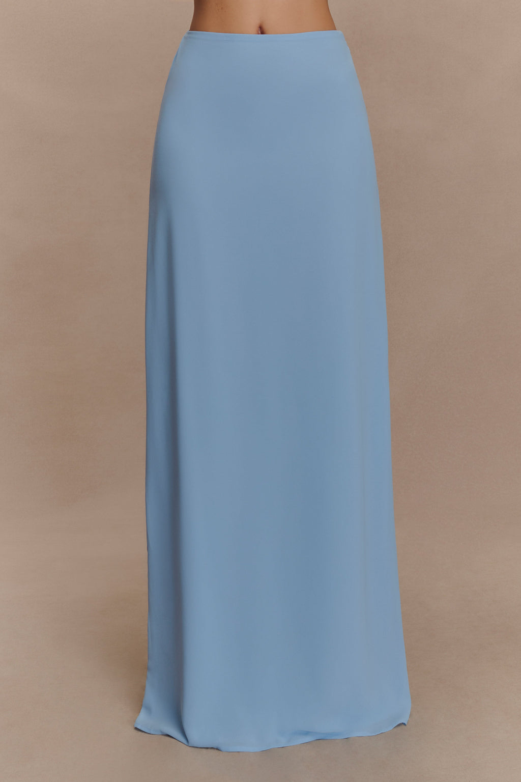 Chiffon Maxi Skirt - Sky Blue