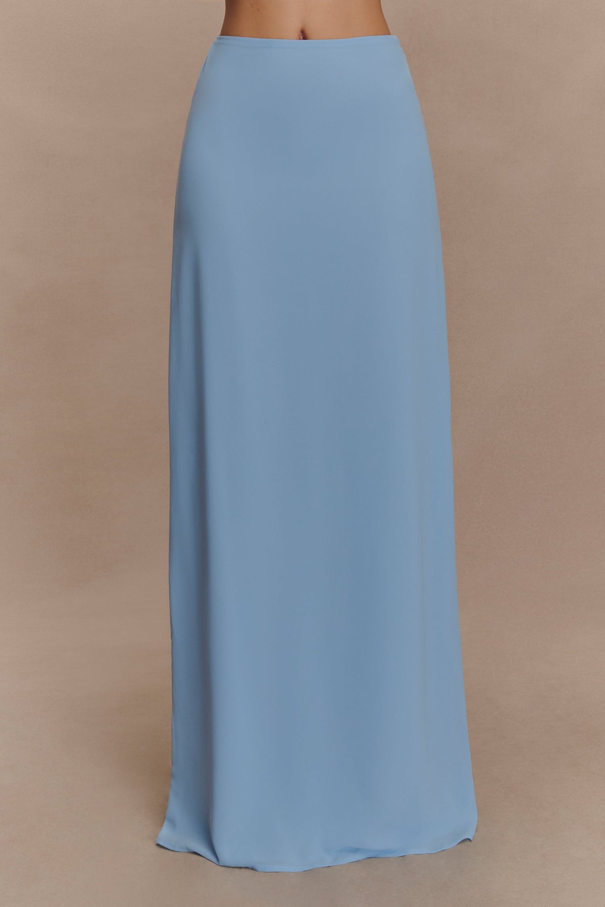 Chiffon Maxi Skirt - Sky Blue