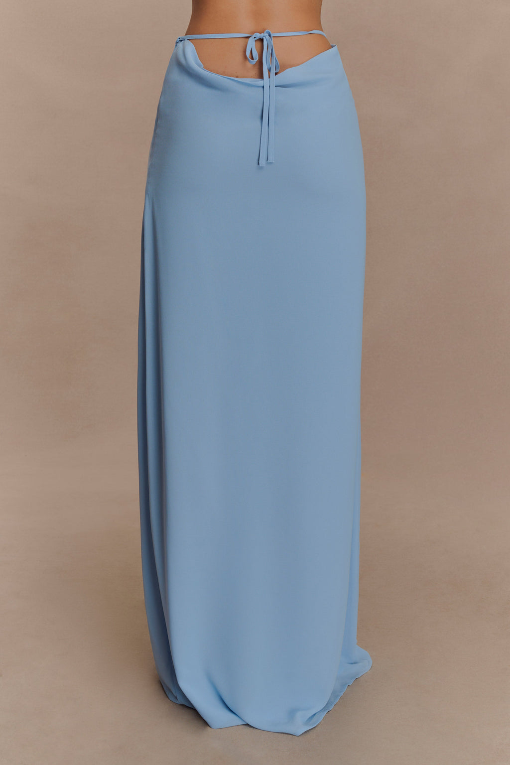 Chiffon Maxi Skirt - Sky Blue