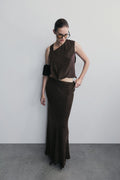 Maxi Skirt - Dark Chocolate