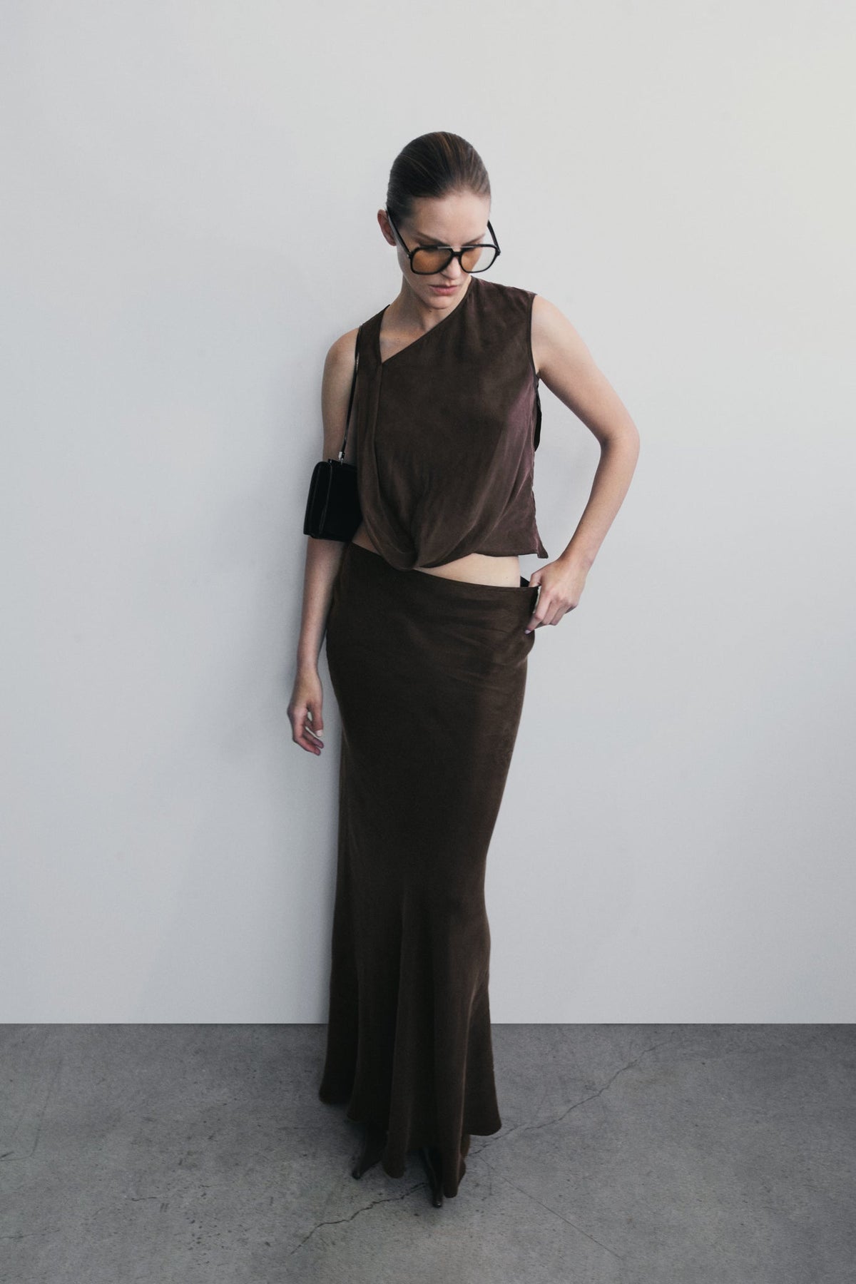 Maxi Skirt - Dark Chocolate